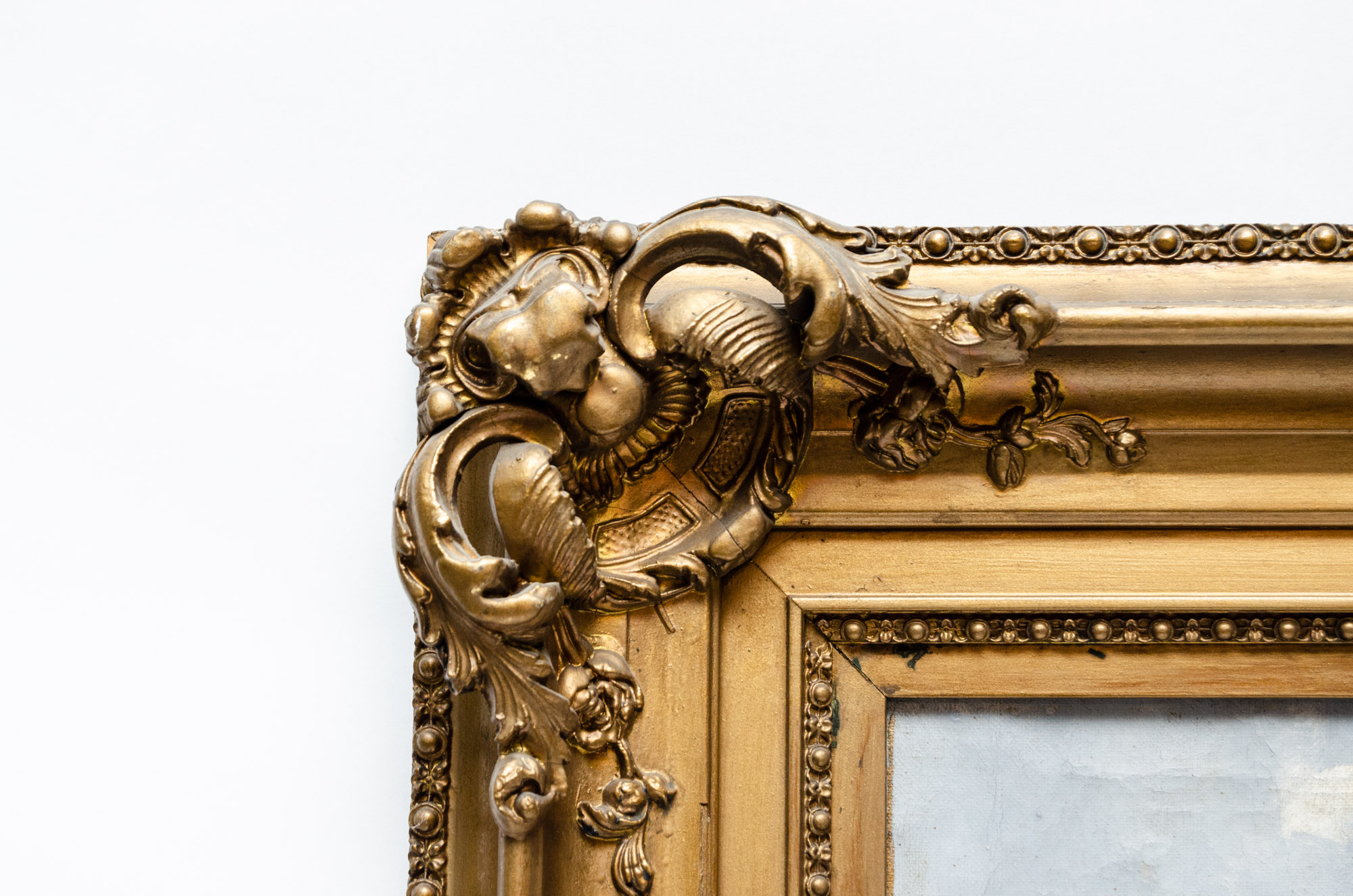 F. G. Urban Oil Painting of Dutch Harbor Scene