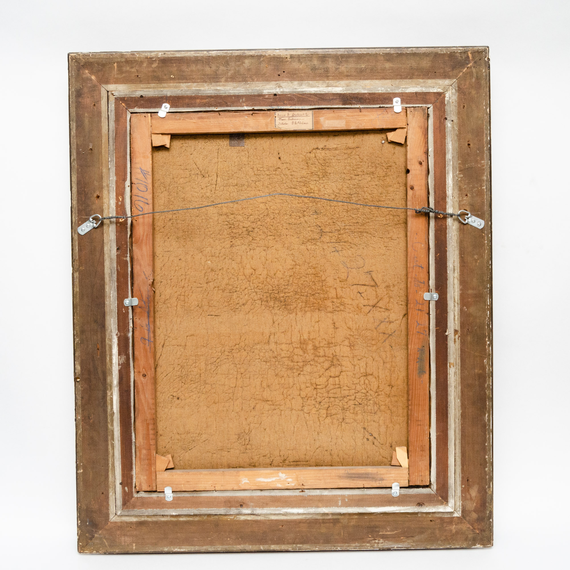 F. G. Urban Oil Painting of Dutch Harbor Scene