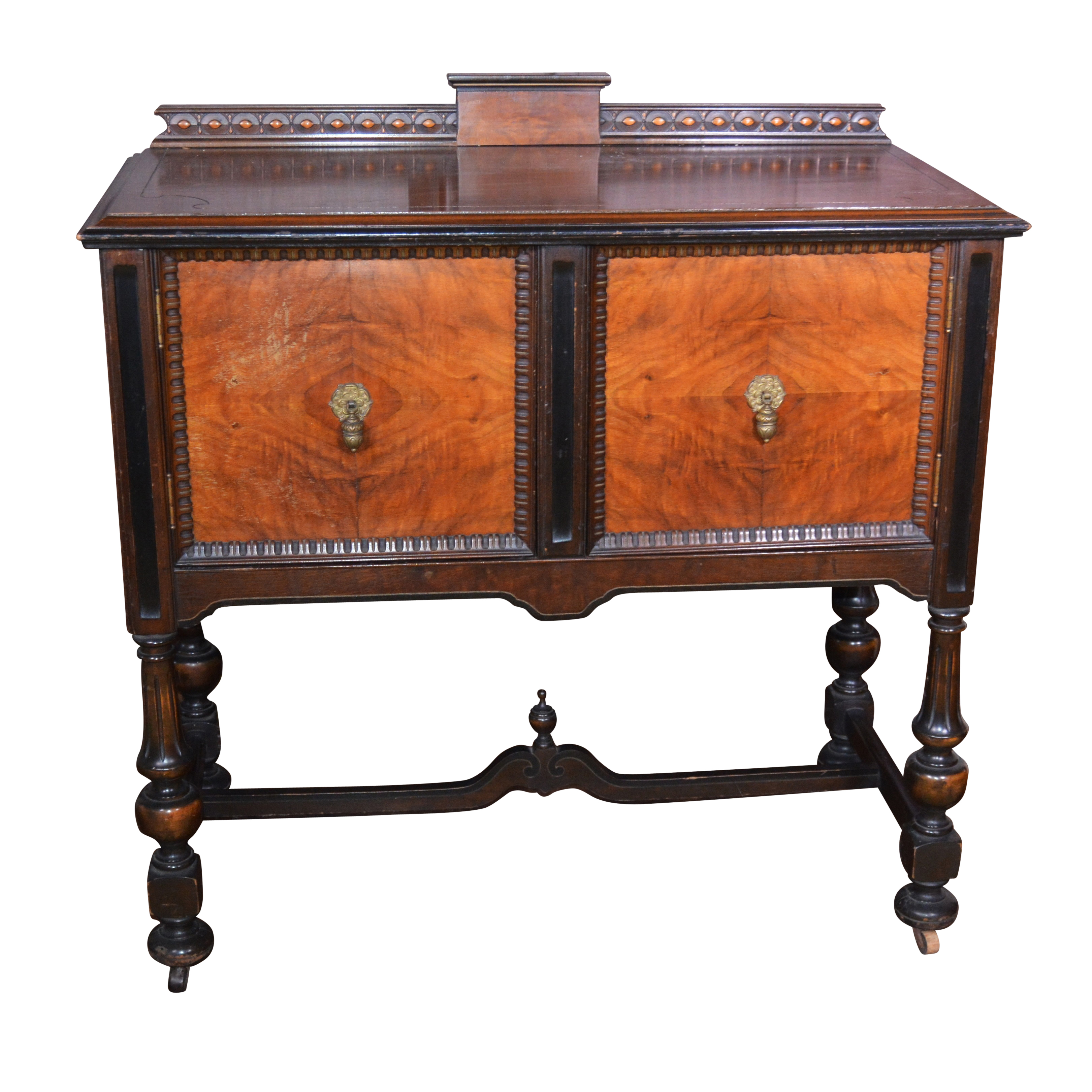 Jacobean Revival Style Walnut Sideboard, Early 20th Century