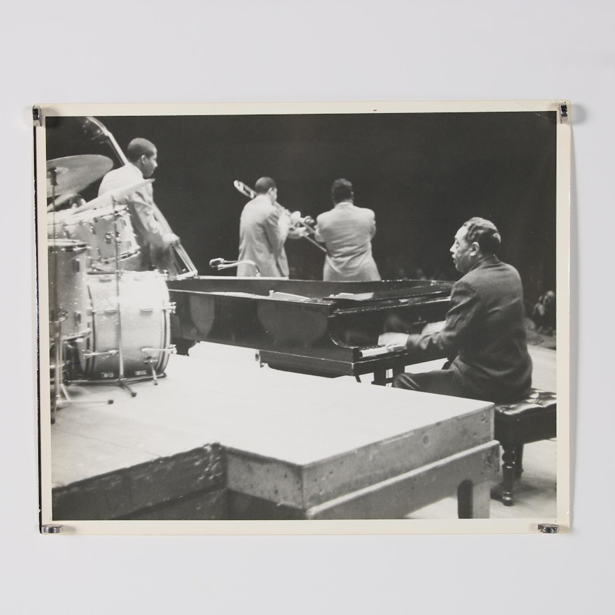 Jack Bradley Gelatin-Silver Print of Duke Ellington and Orchestra