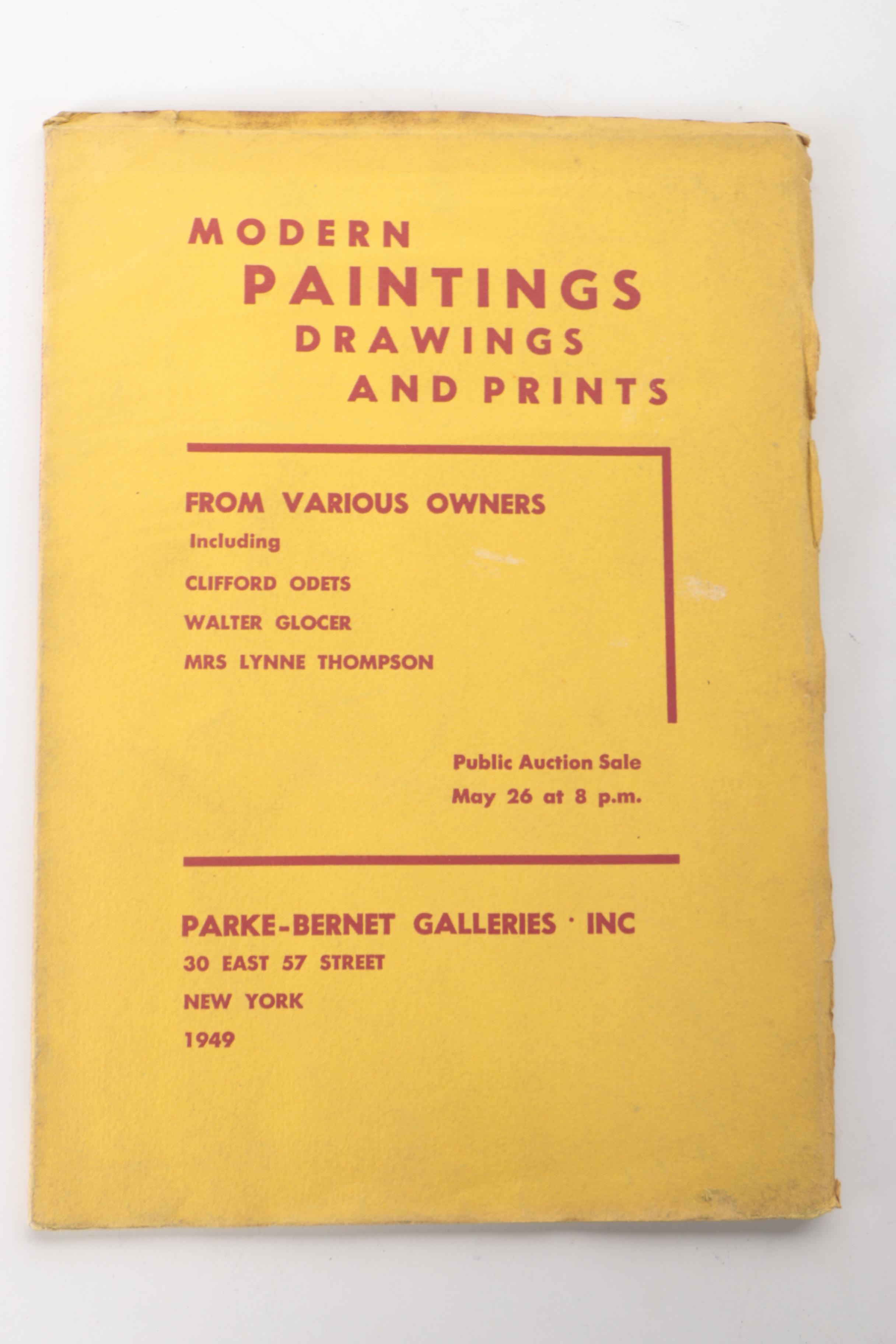 Vintage Art Auction Catalogs
