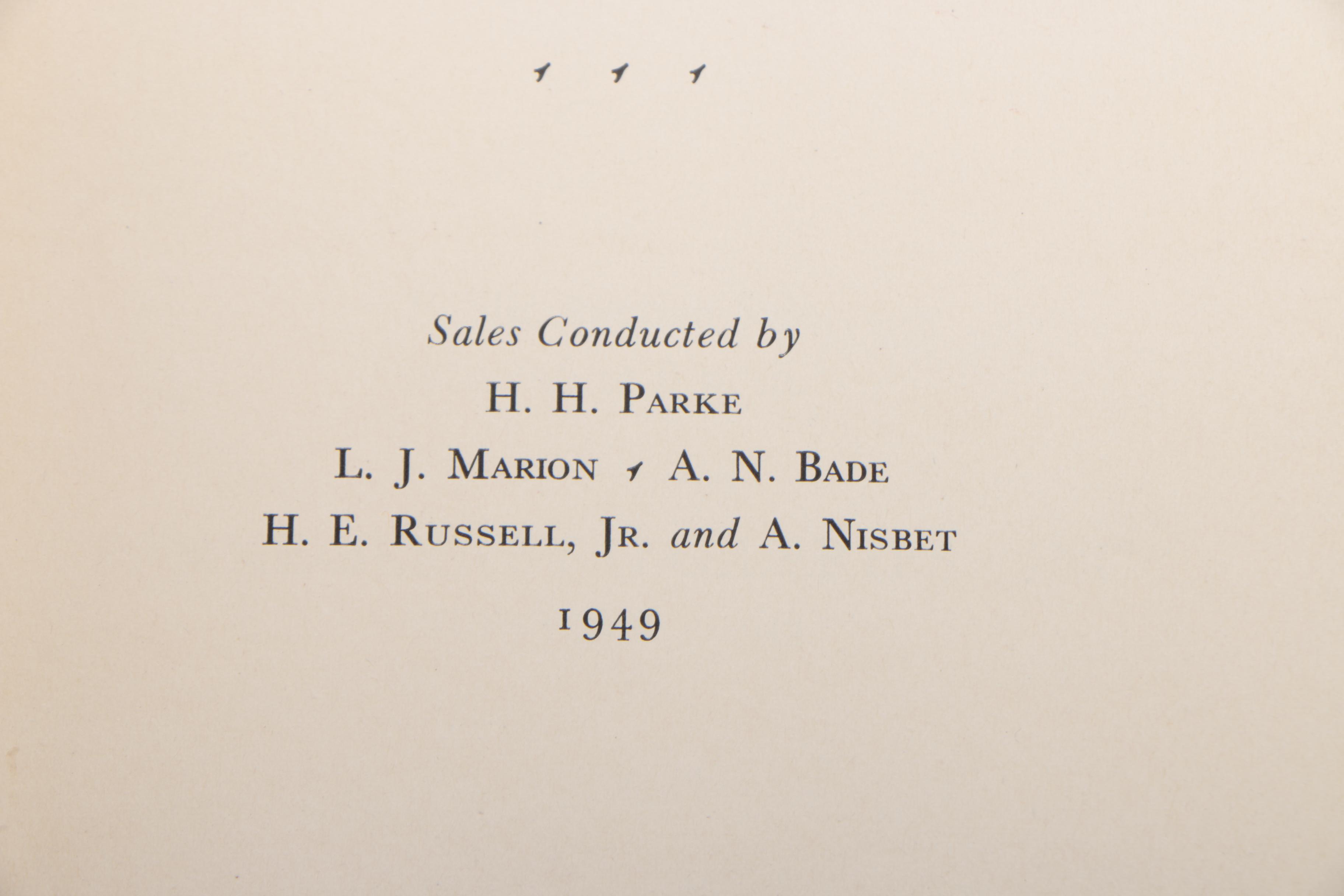 Vintage Art Auction Catalogs