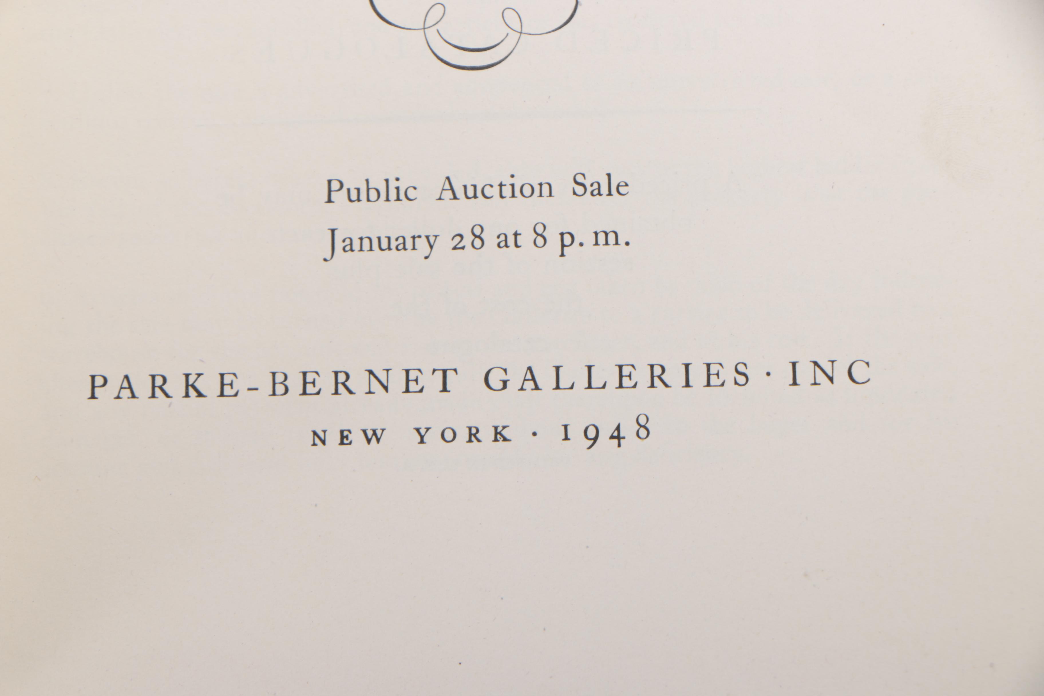 Vintage Art Auction Catalogs