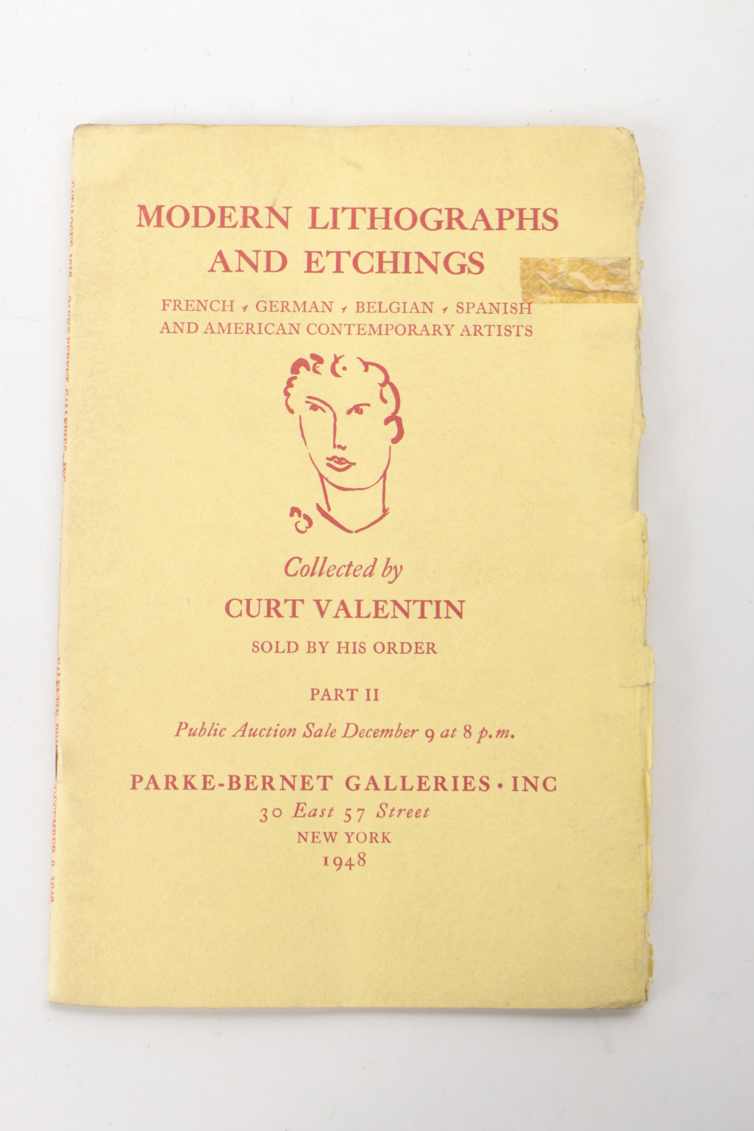 Vintage Art Auction Catalogs