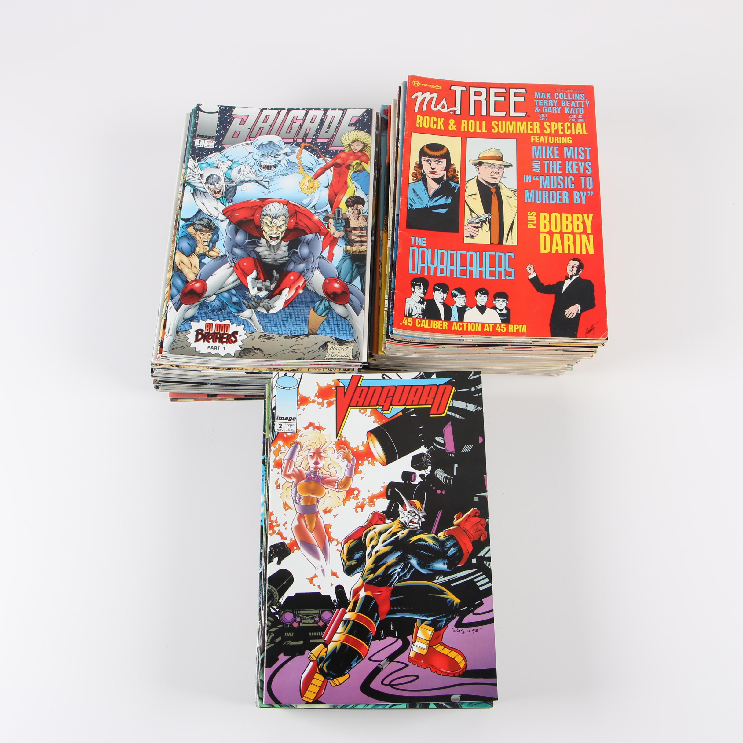Comic Books featuring "Ms. Tree" and "Vanguard"