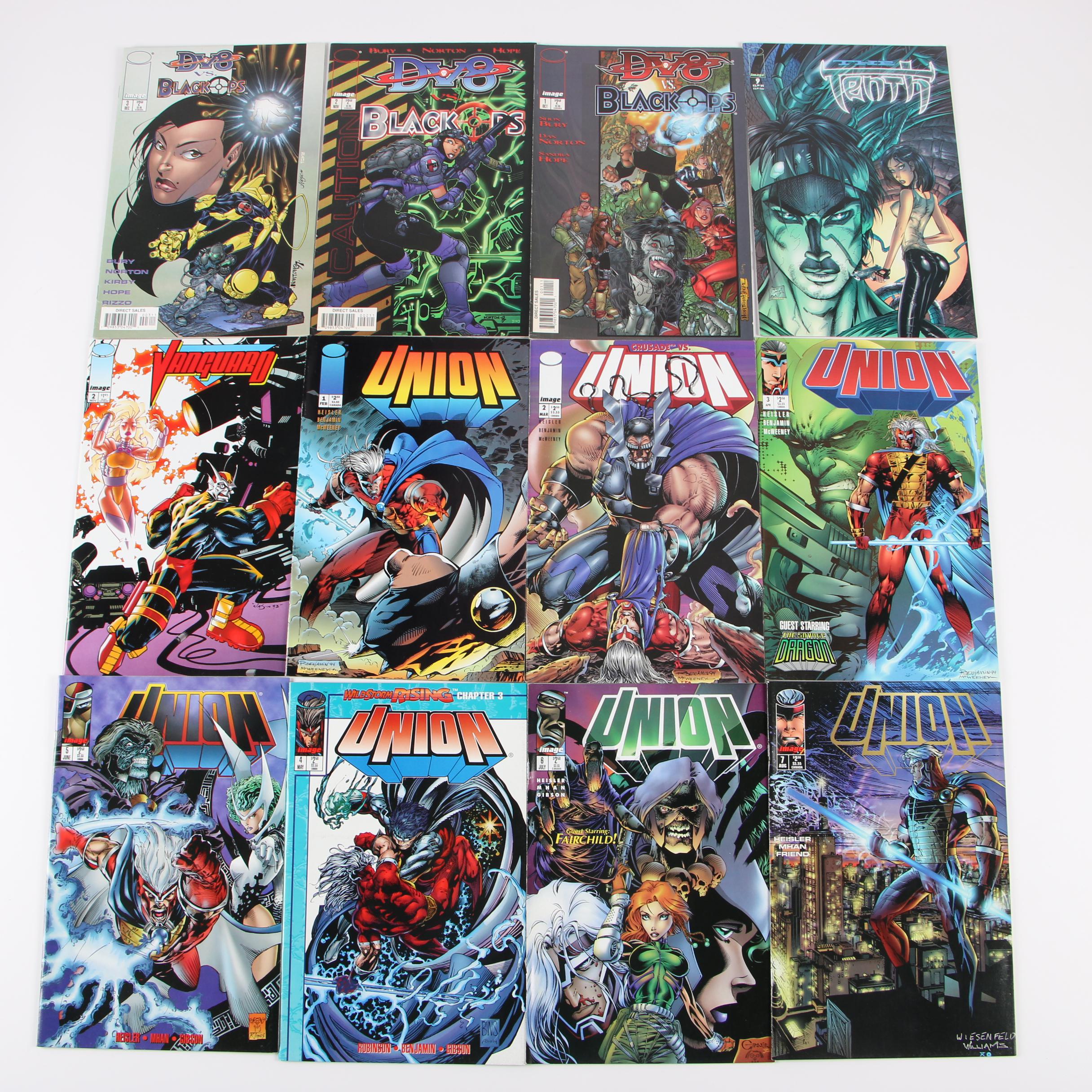 Comic Books featuring "Ms. Tree" and "Vanguard"