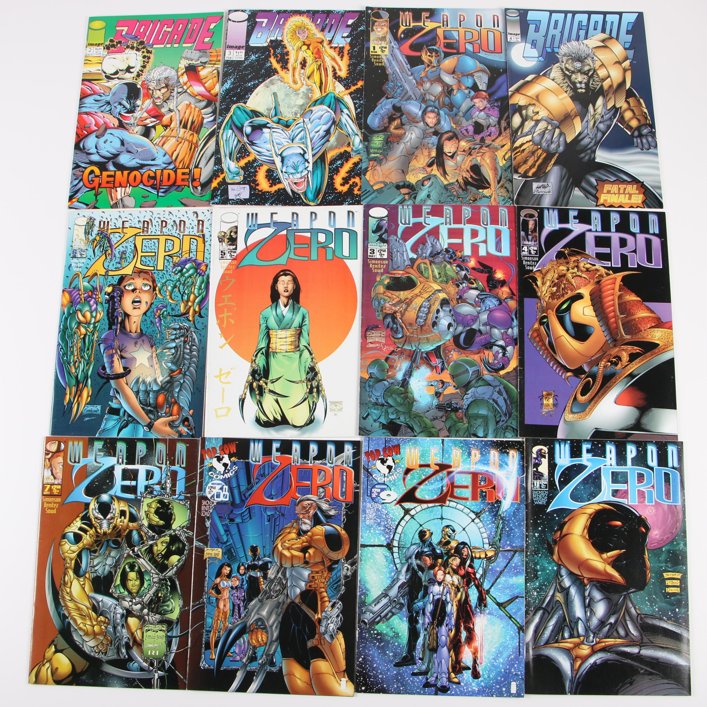 Comic Books featuring "Ms. Tree" and "Vanguard"