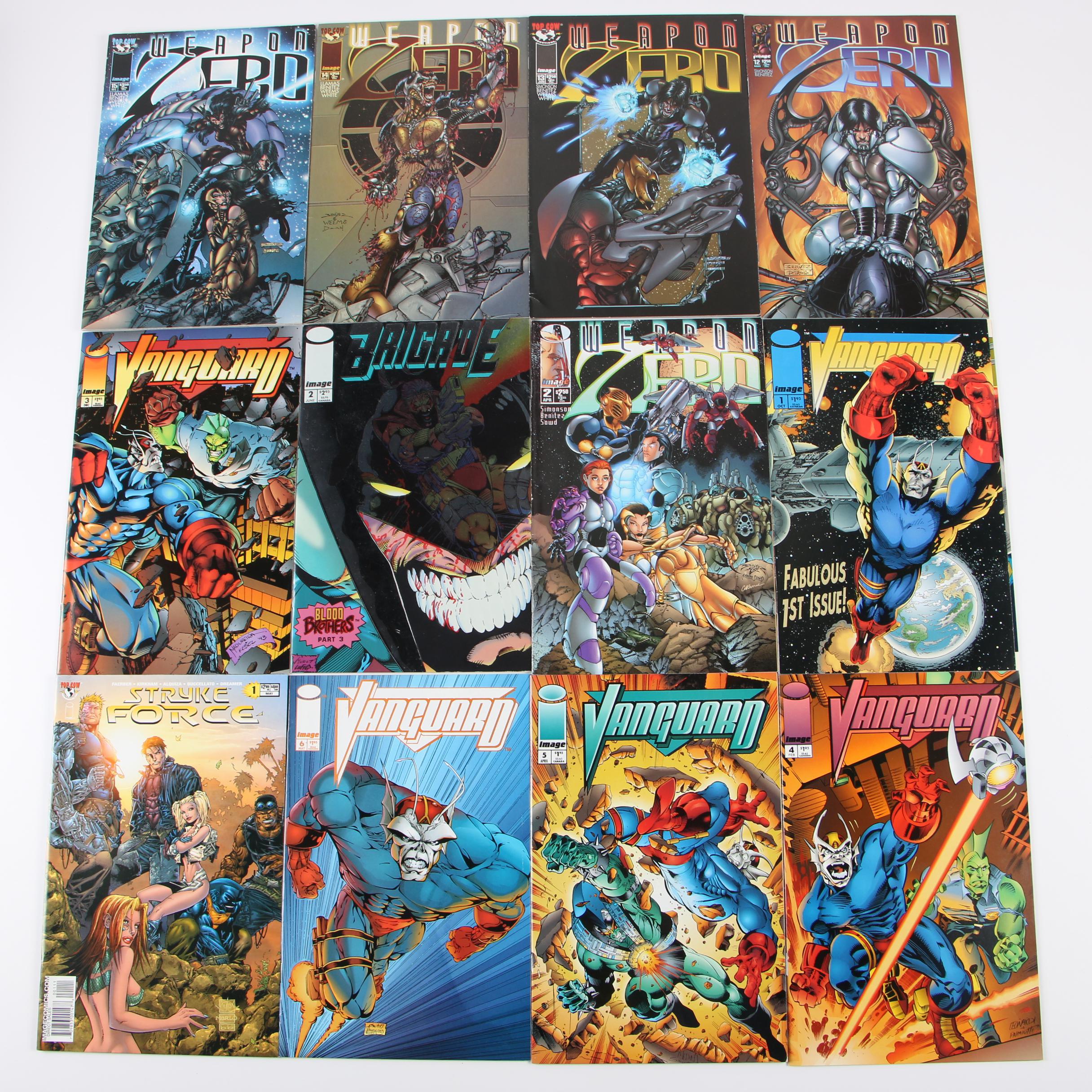 Comic Books featuring "Ms. Tree" and "Vanguard"