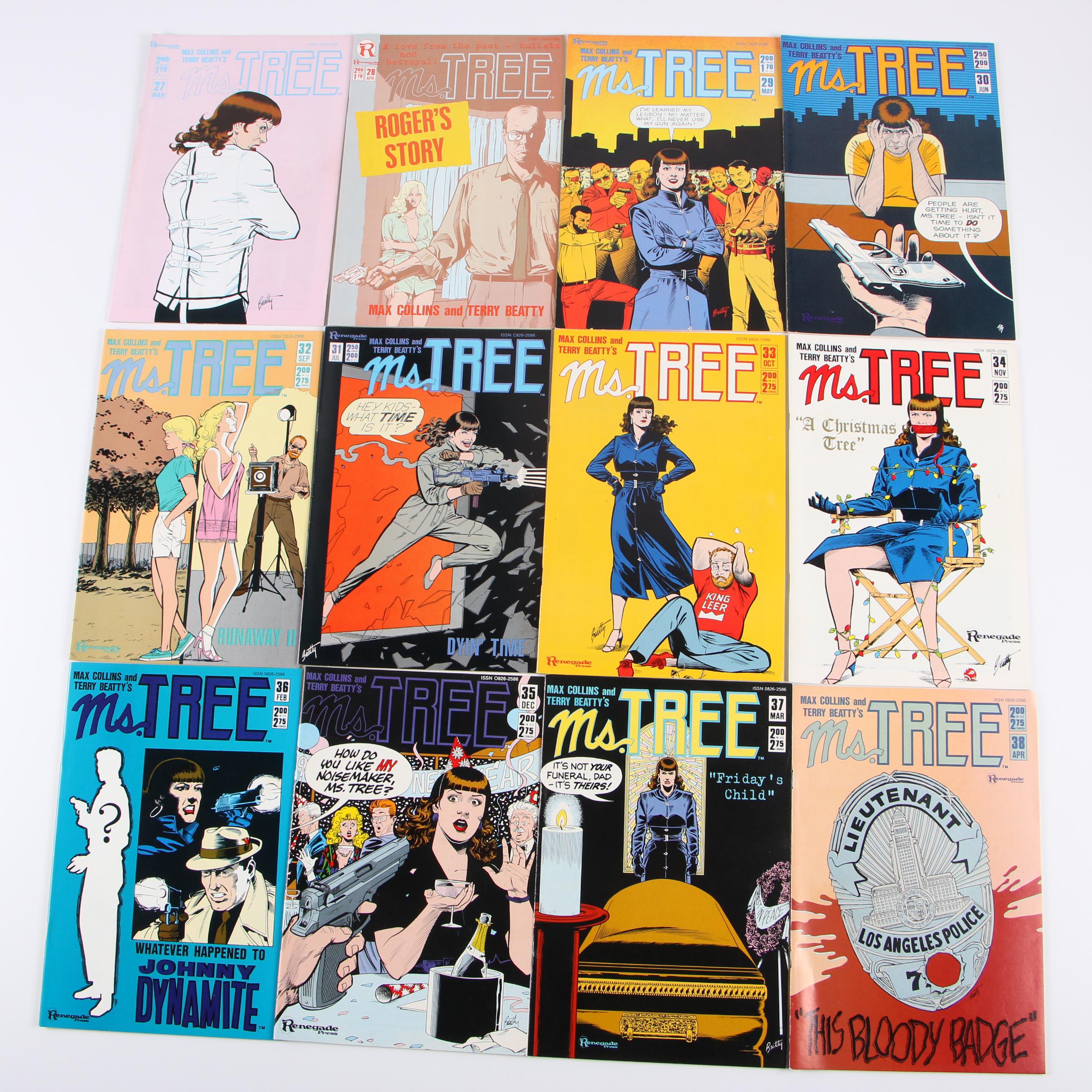 Comic Books featuring "Ms. Tree" and "Vanguard"