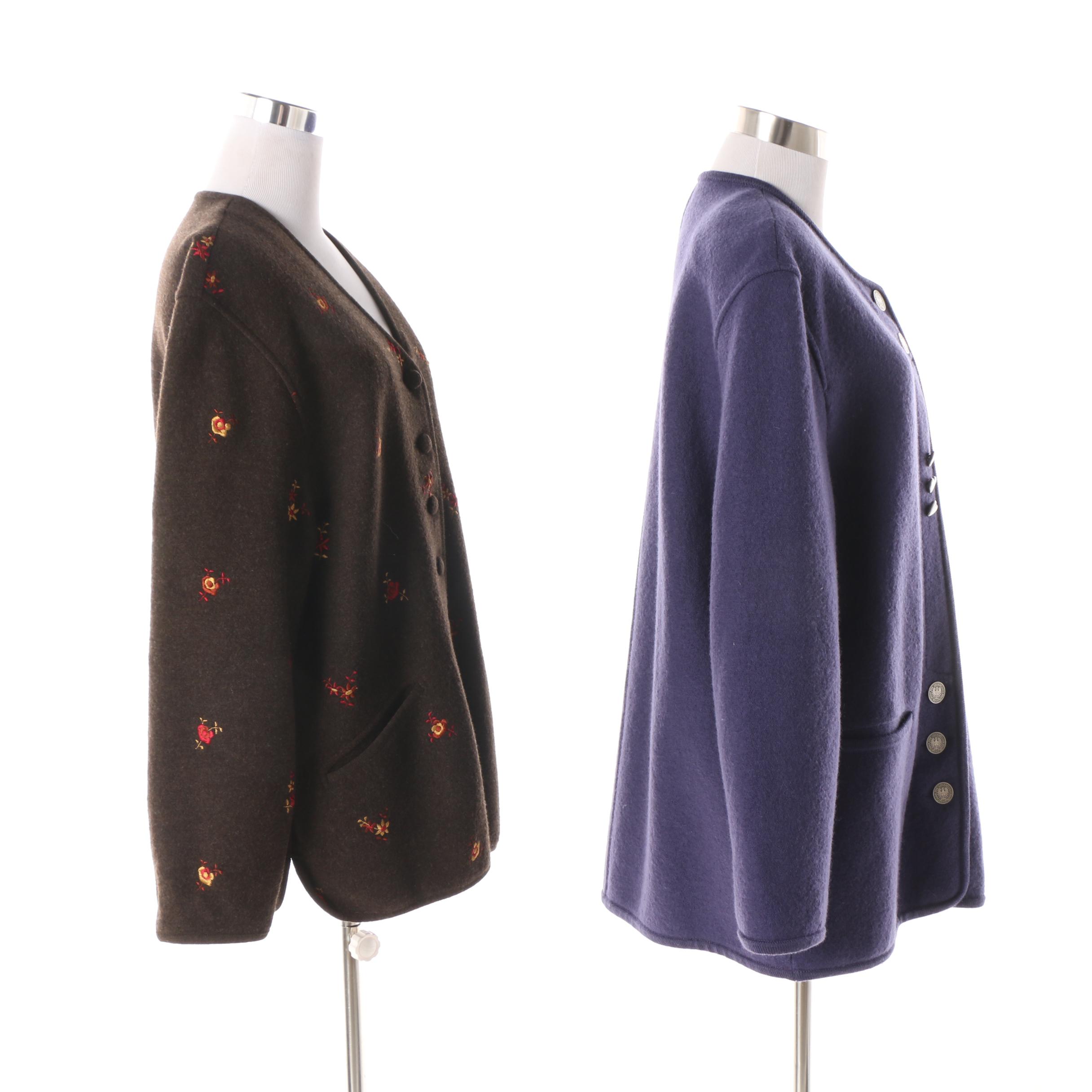 Women's Austrian Geiger of Austria Wool Walking Jackets