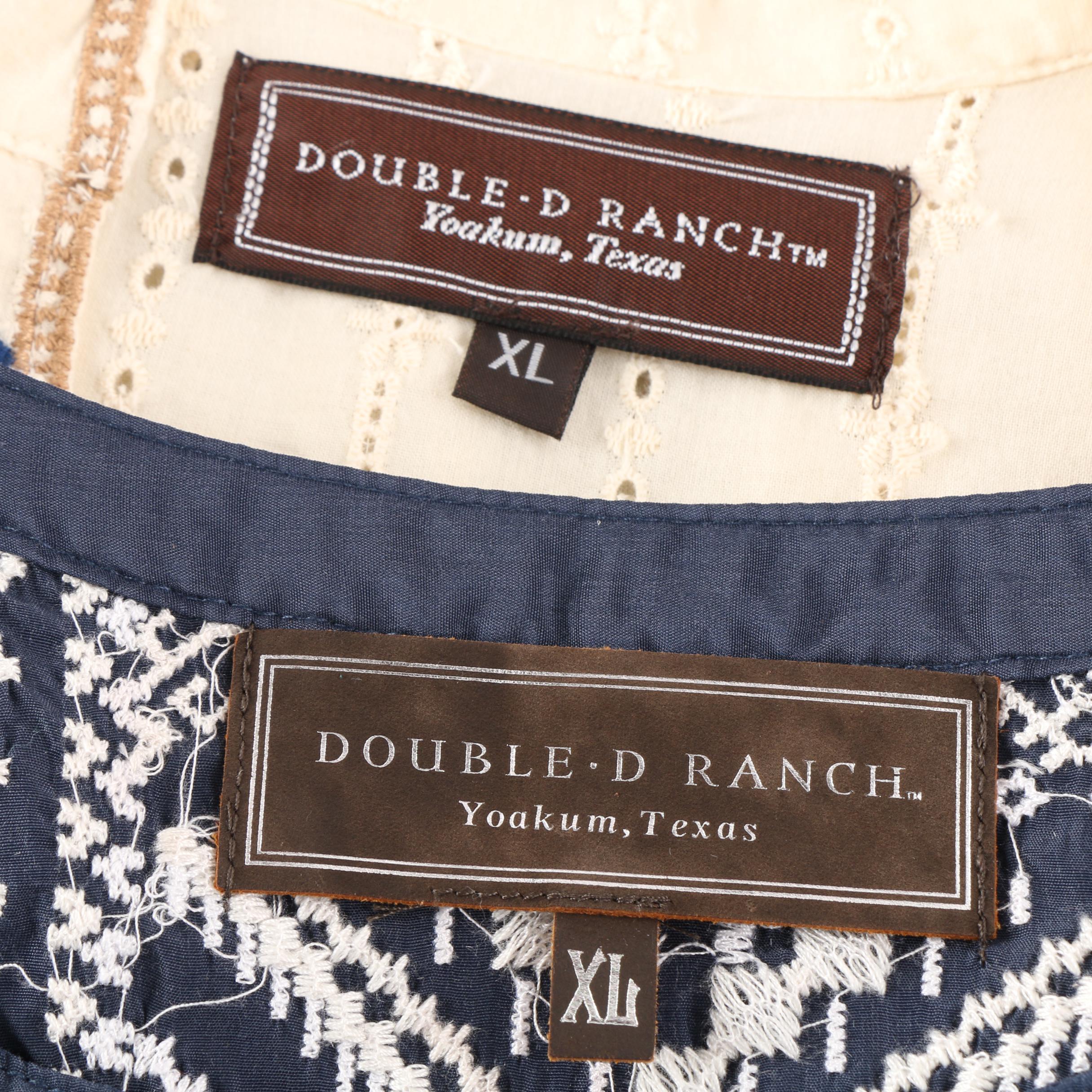 Women's Double D Ranch Embroidered Tops