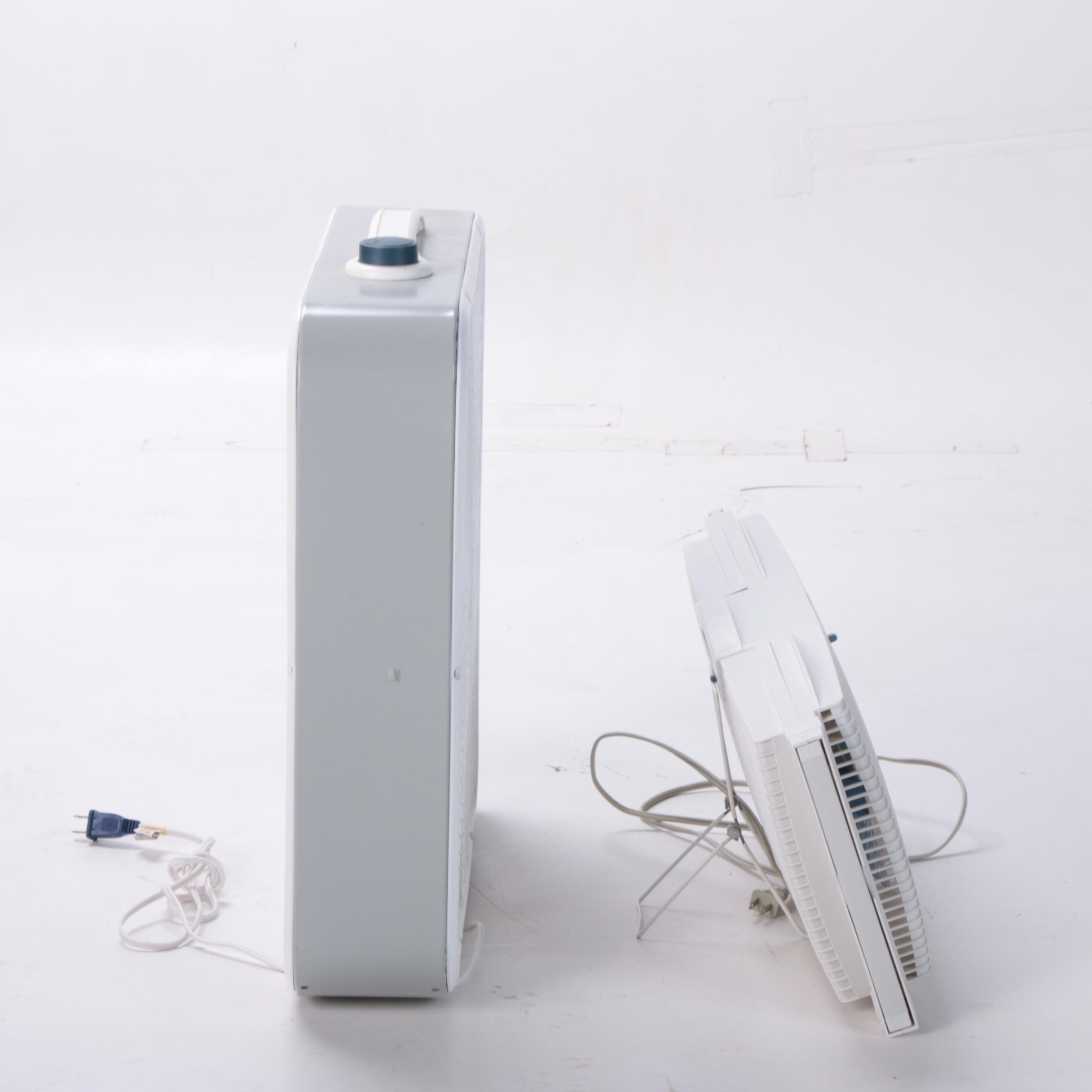 Lasko 20" Premium Box Fan with Holmes Twin Window Fans