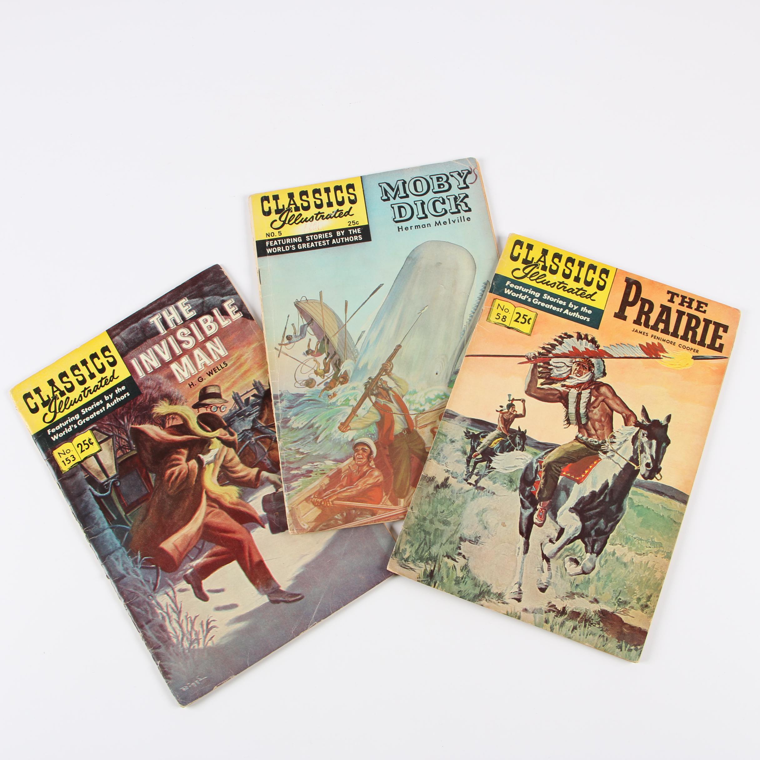 1969-1971 "Classics Illustrated" Comics featuring "Moby-Dick"