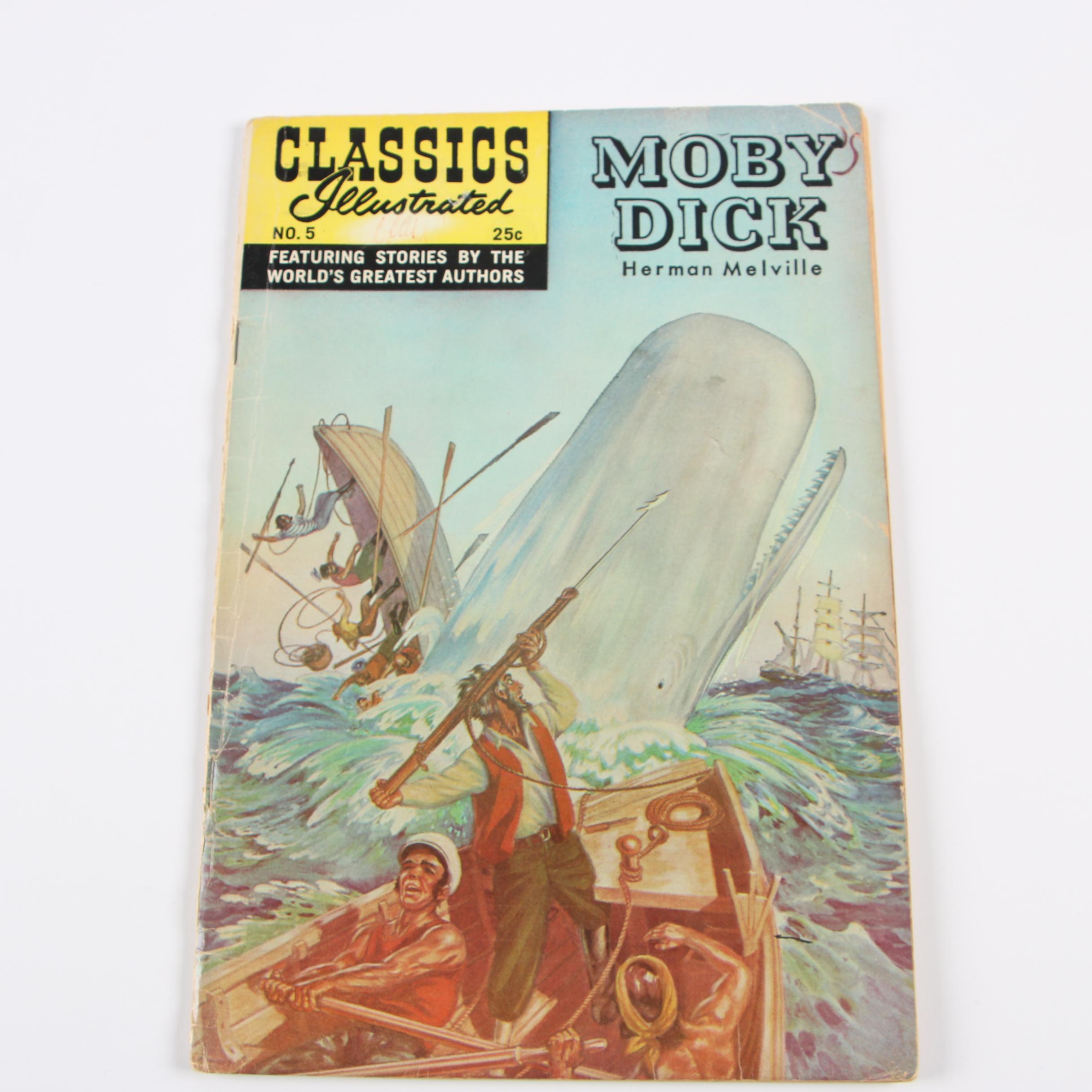 1969-1971 "Classics Illustrated" Comics featuring "Moby-Dick"