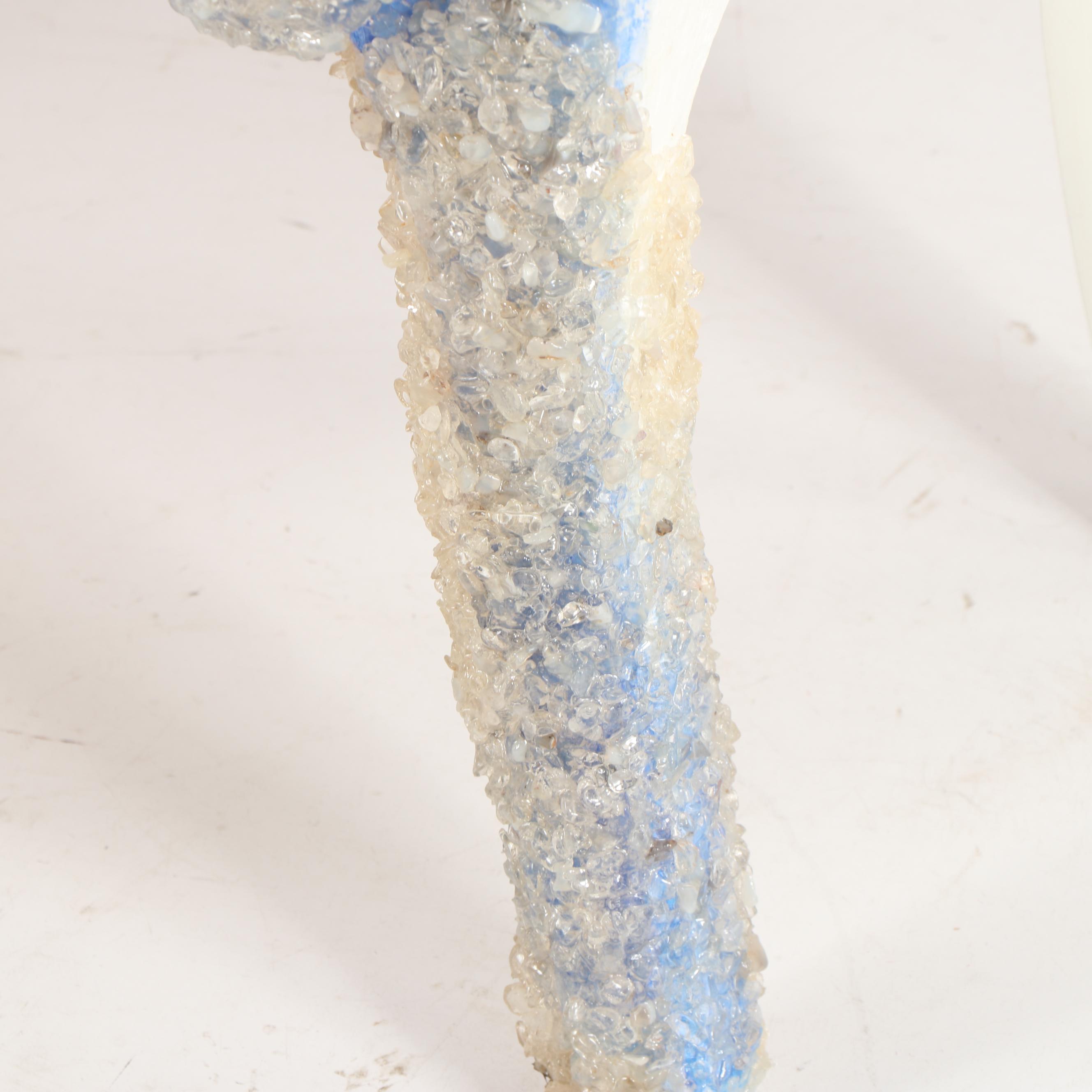 Contemporary Painted Bombe Chest