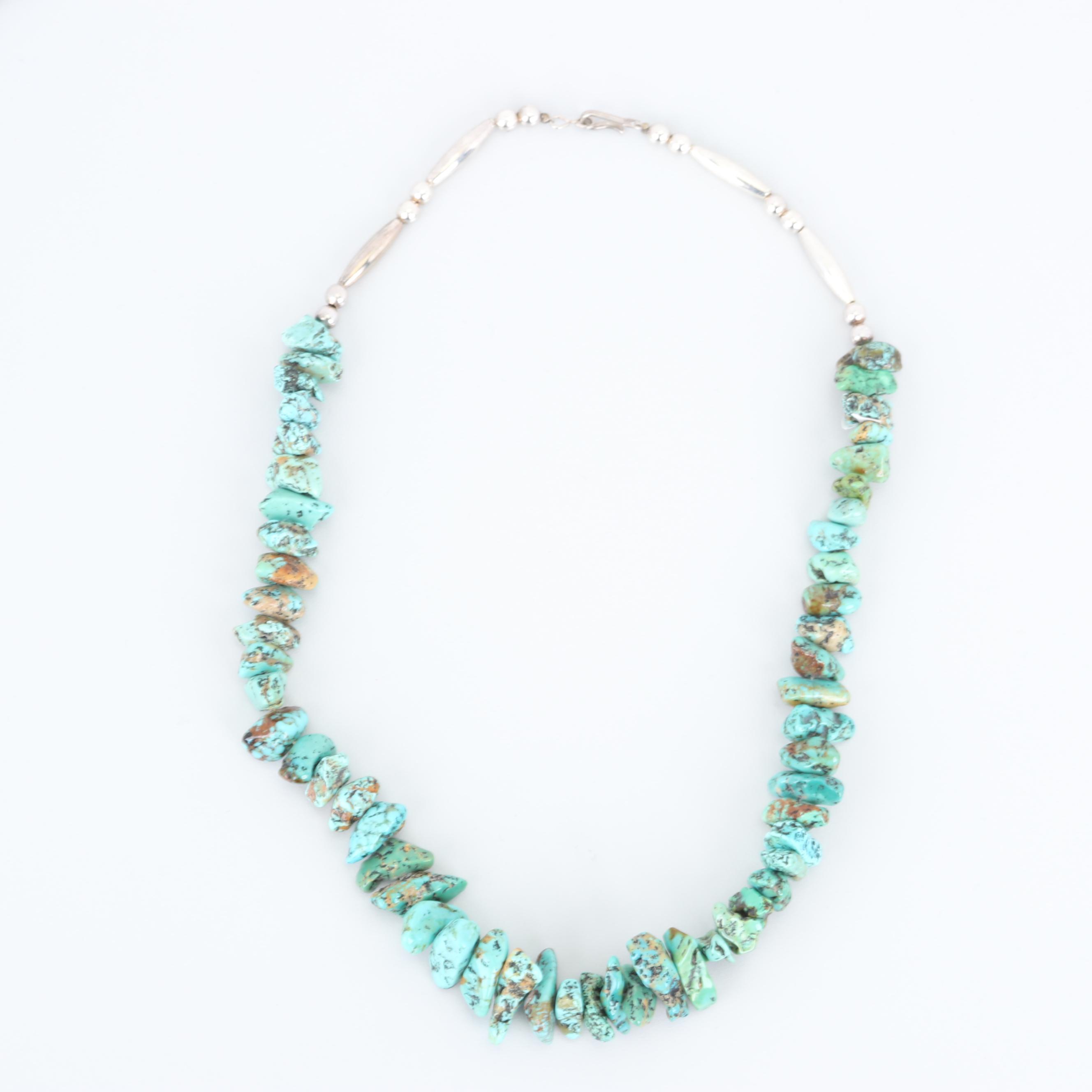 Turquoise Bead Necklace