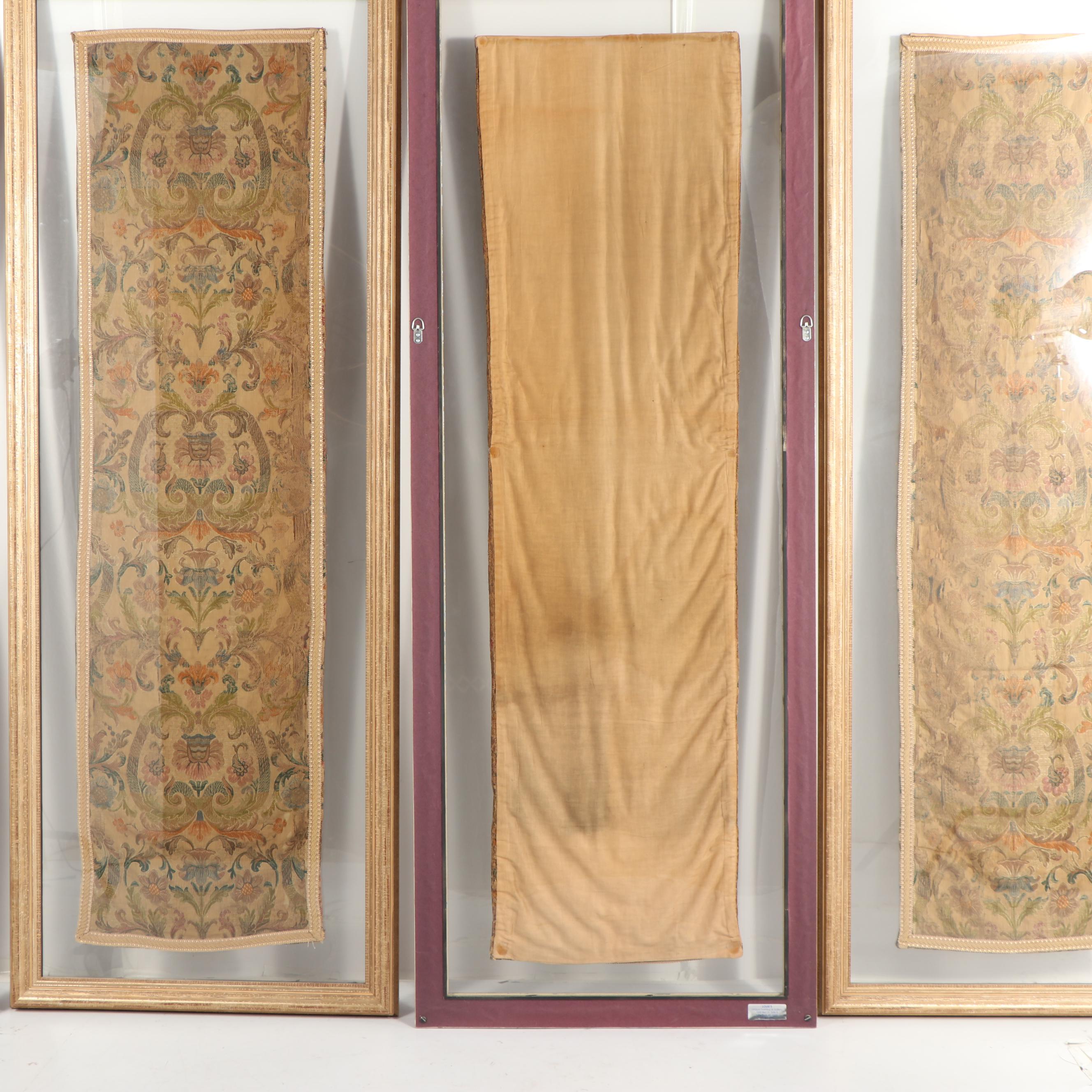 Woven Brocade Textile Panels