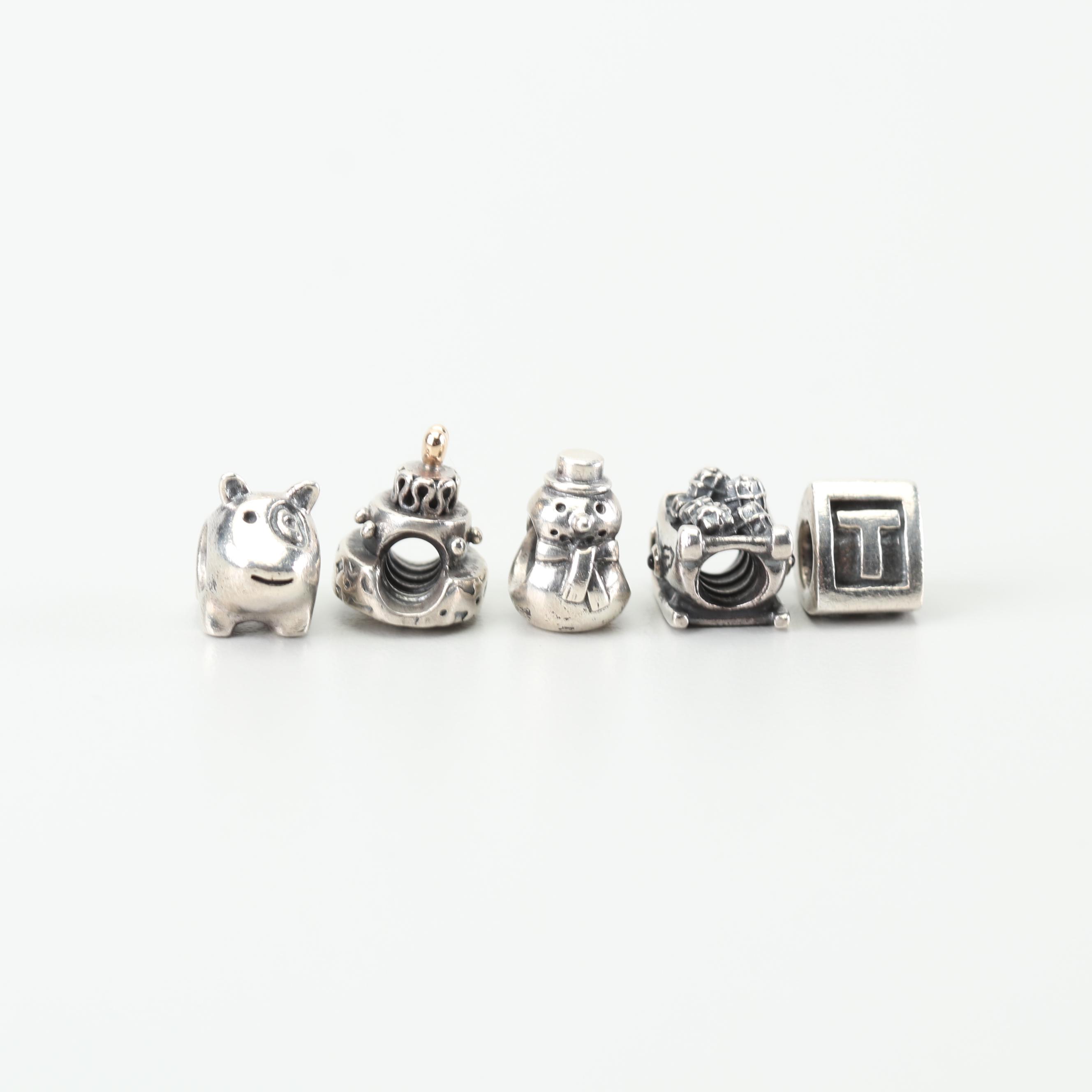 Pandora Sterling Silver Charms