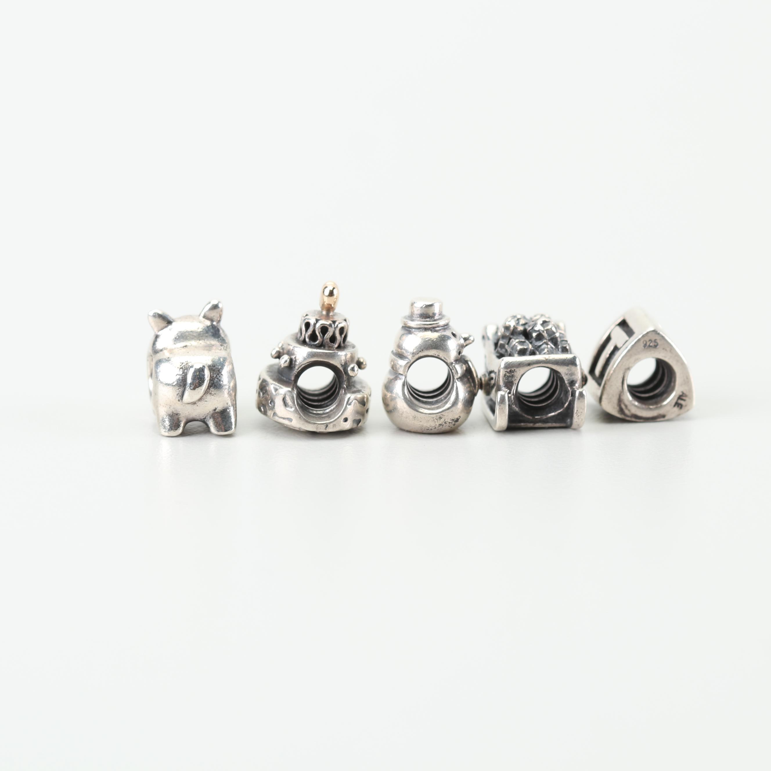 Pandora Sterling Silver Charms