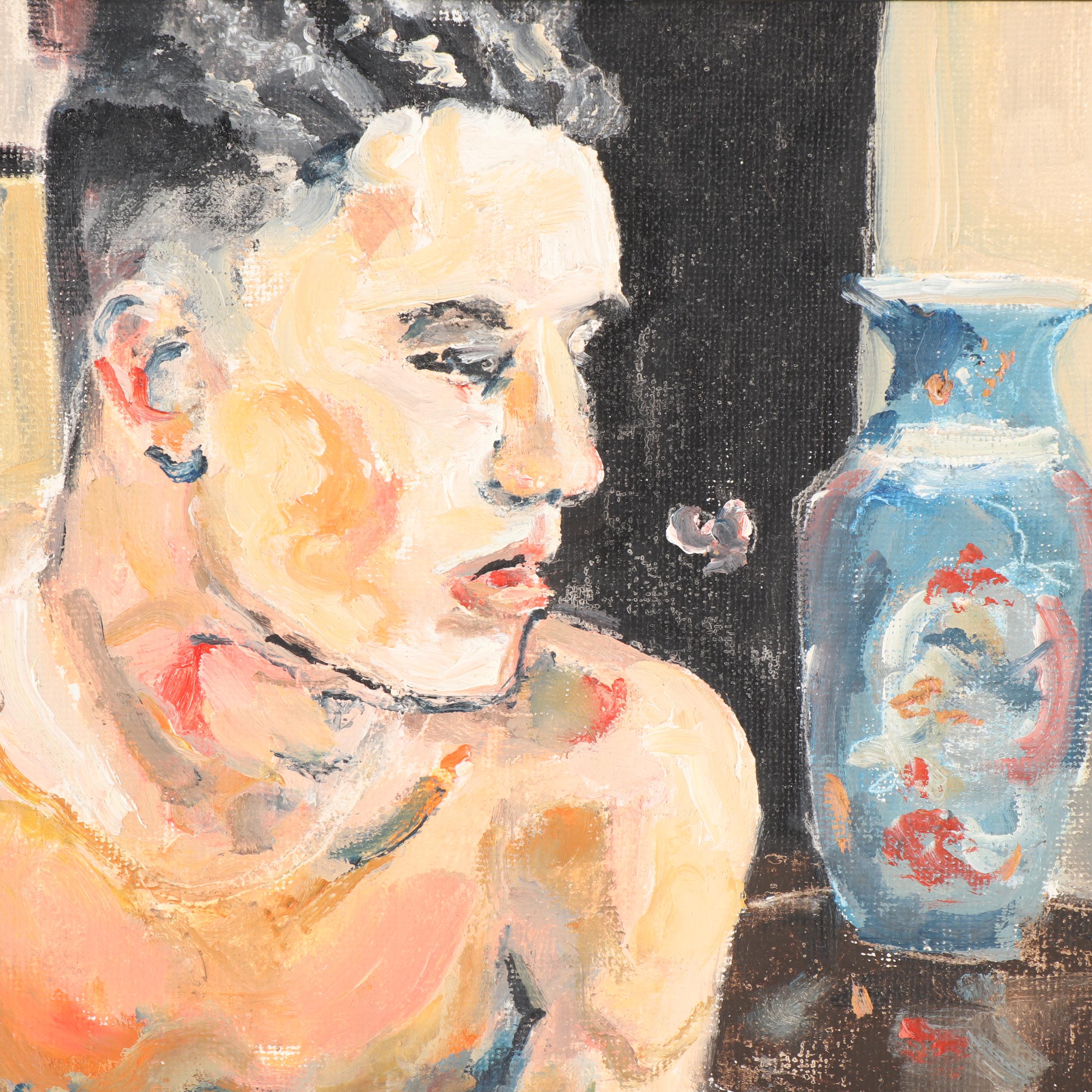 Steven Clayton Corry Oil Painting of Nude Male