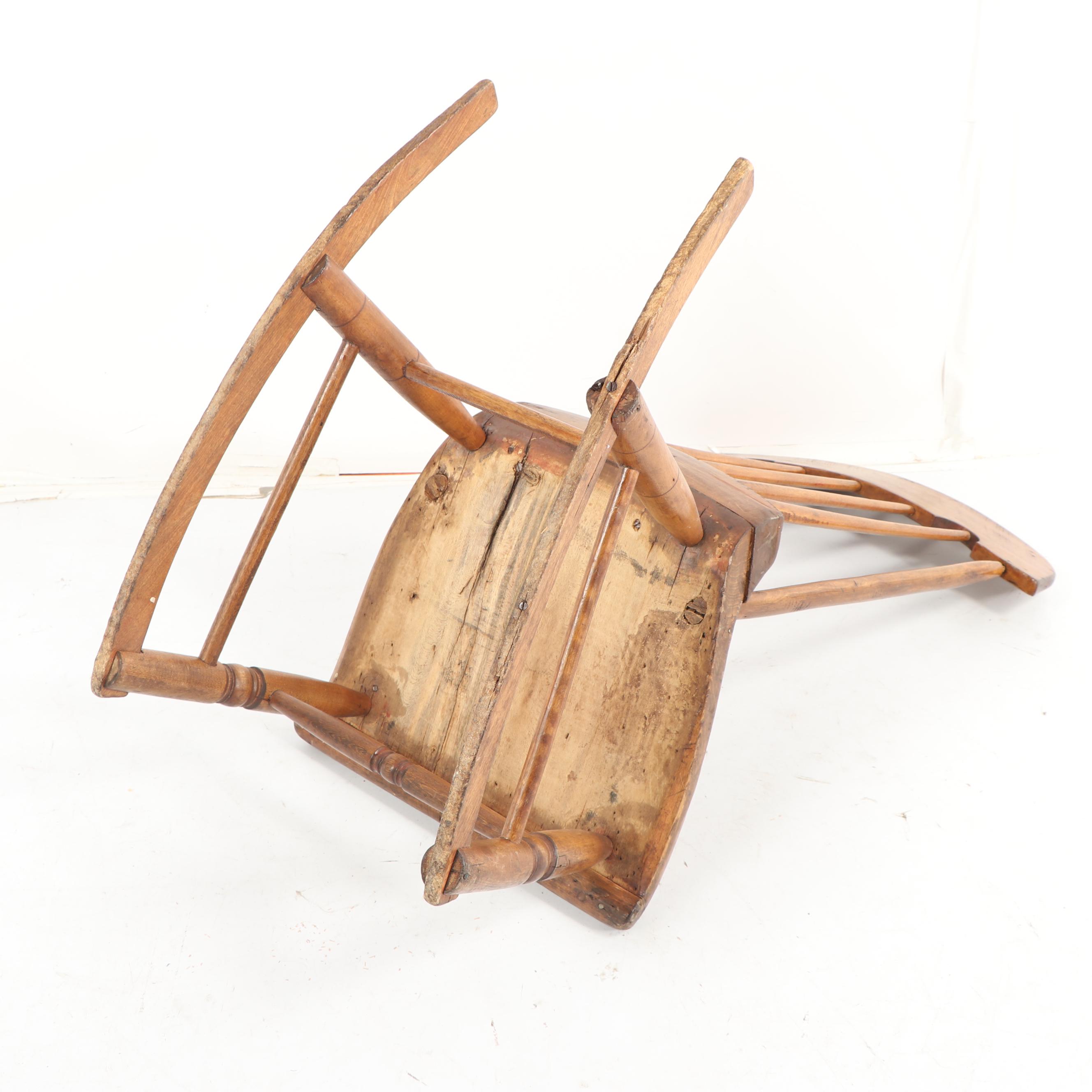 Spindle Back Rocking Chair, Early 20th Century