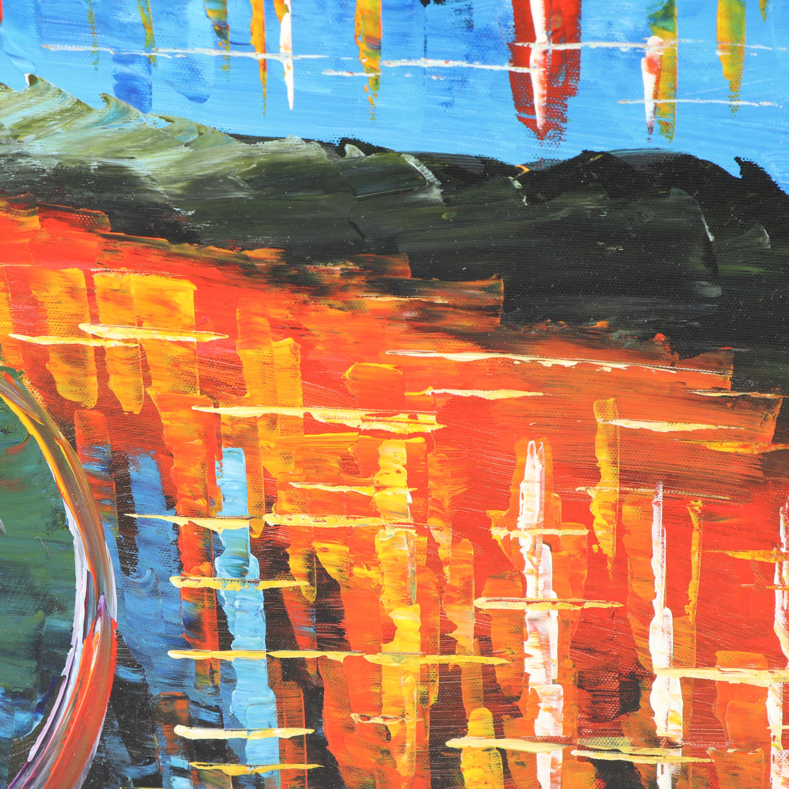 Leonid Afremov Oil Painting "Charm of Loneliness"