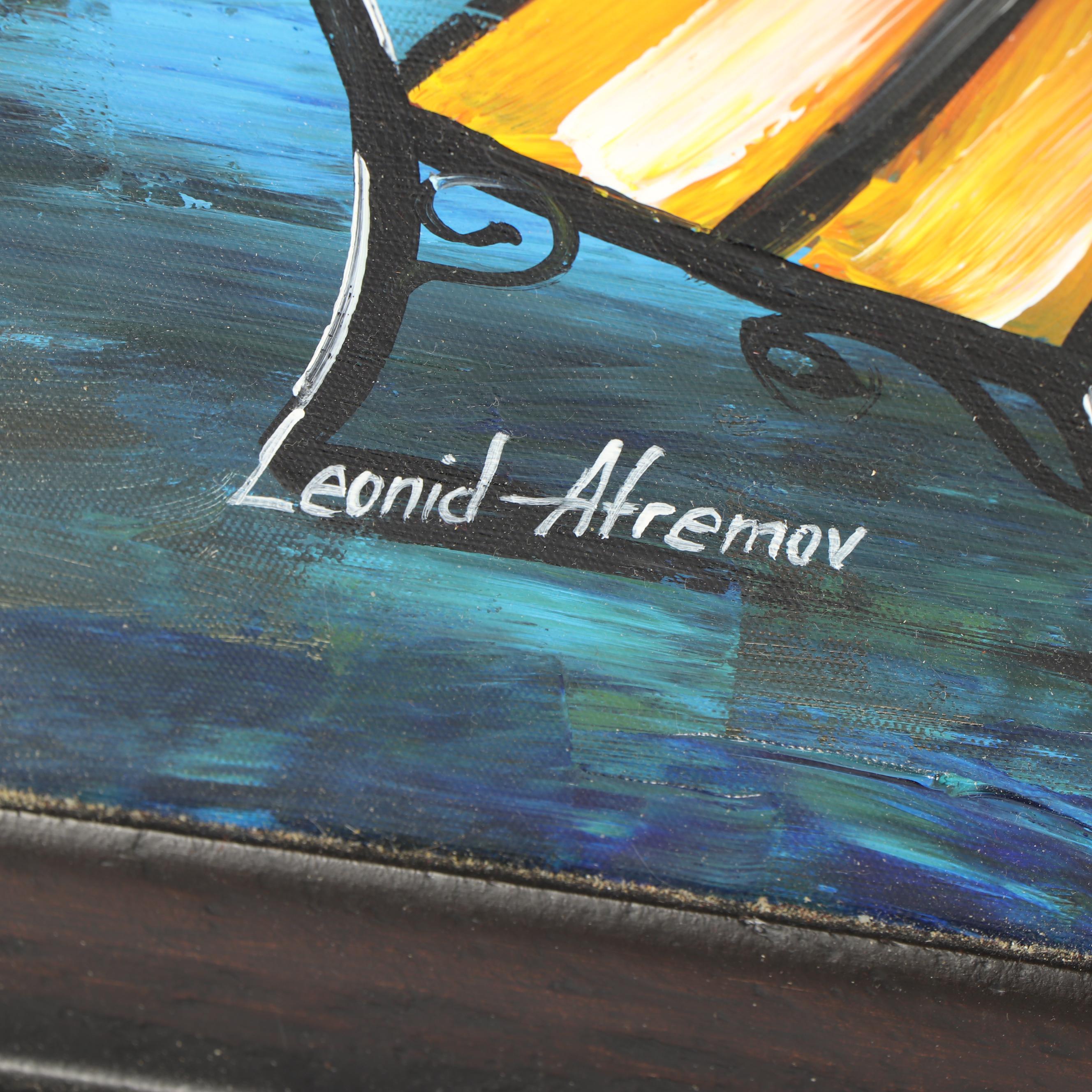 Leonid Afremov Oil Painting "Charm of Loneliness"