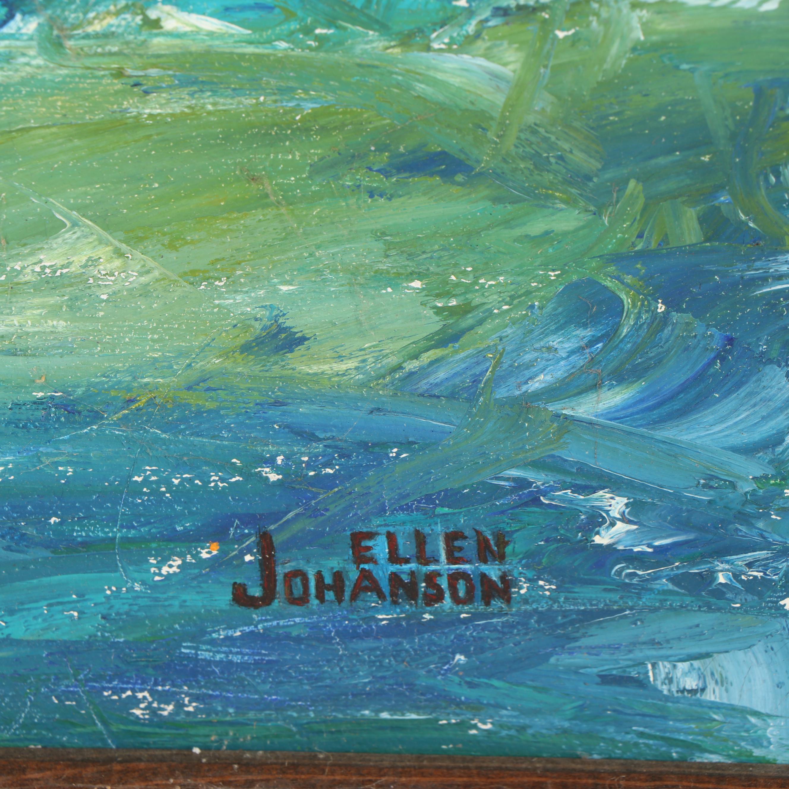 Ellen Johanson Seascape Oil Painting