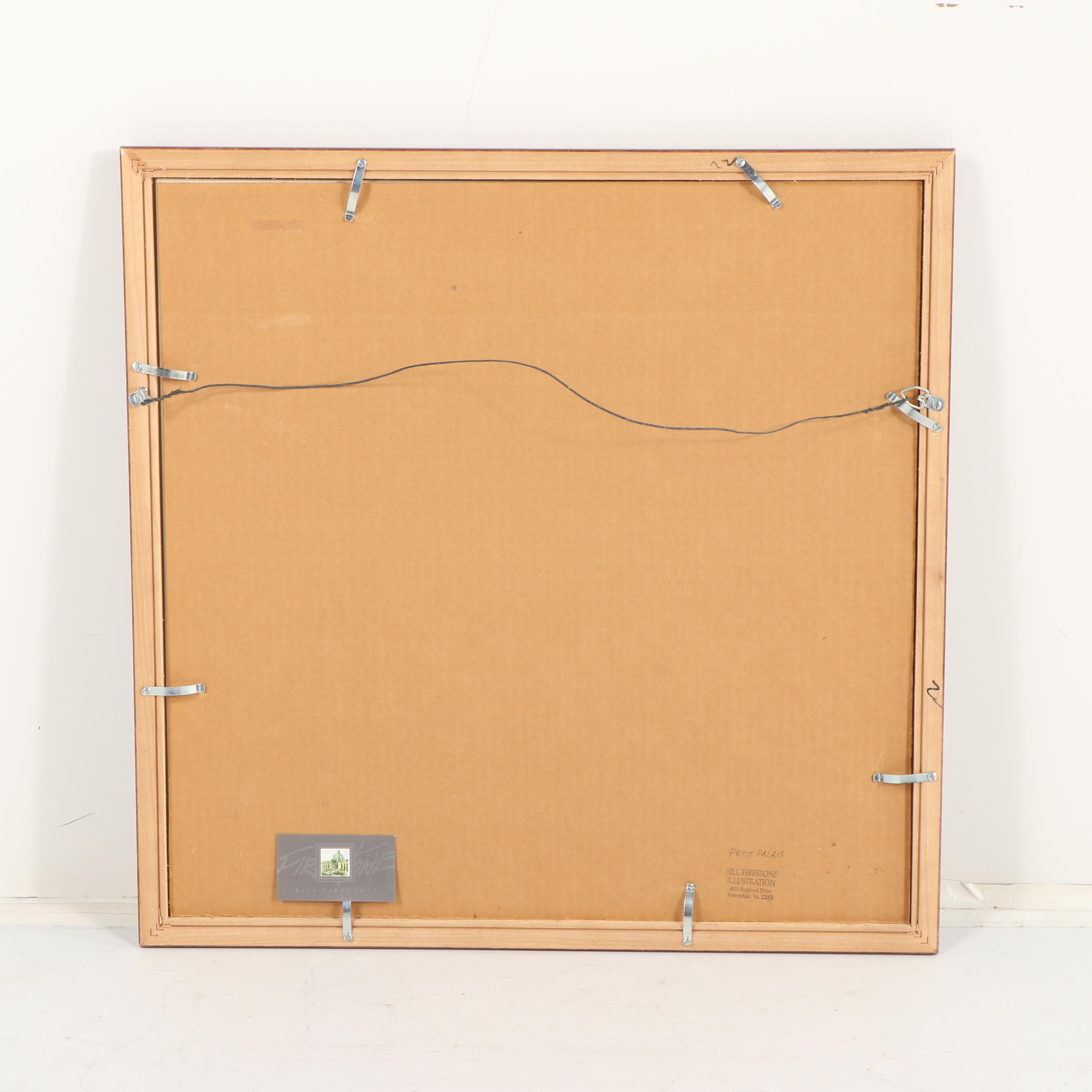 Bill Firestone Acrylic Painting "Petit Palais"