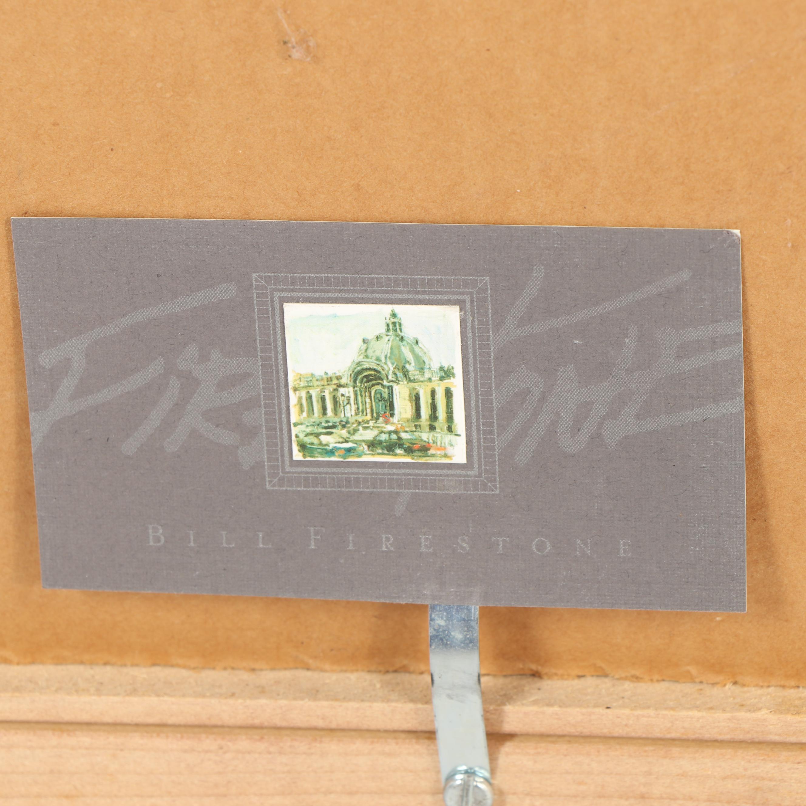 Bill Firestone Acrylic Painting "Petit Palais"