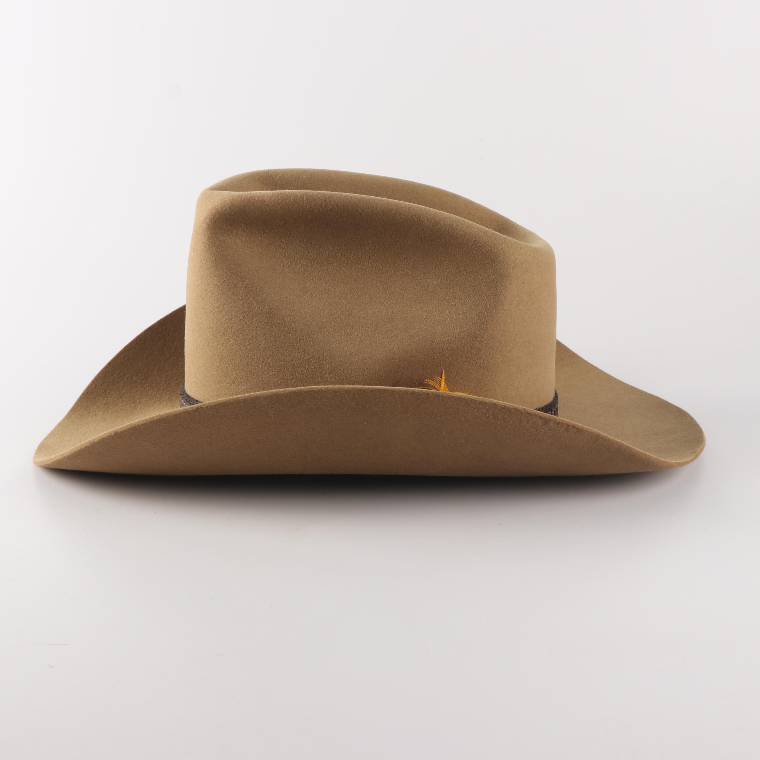 Men's Thoroughbred 10X Felted and Bradford 5X Beaver Felted Cowboy Hats