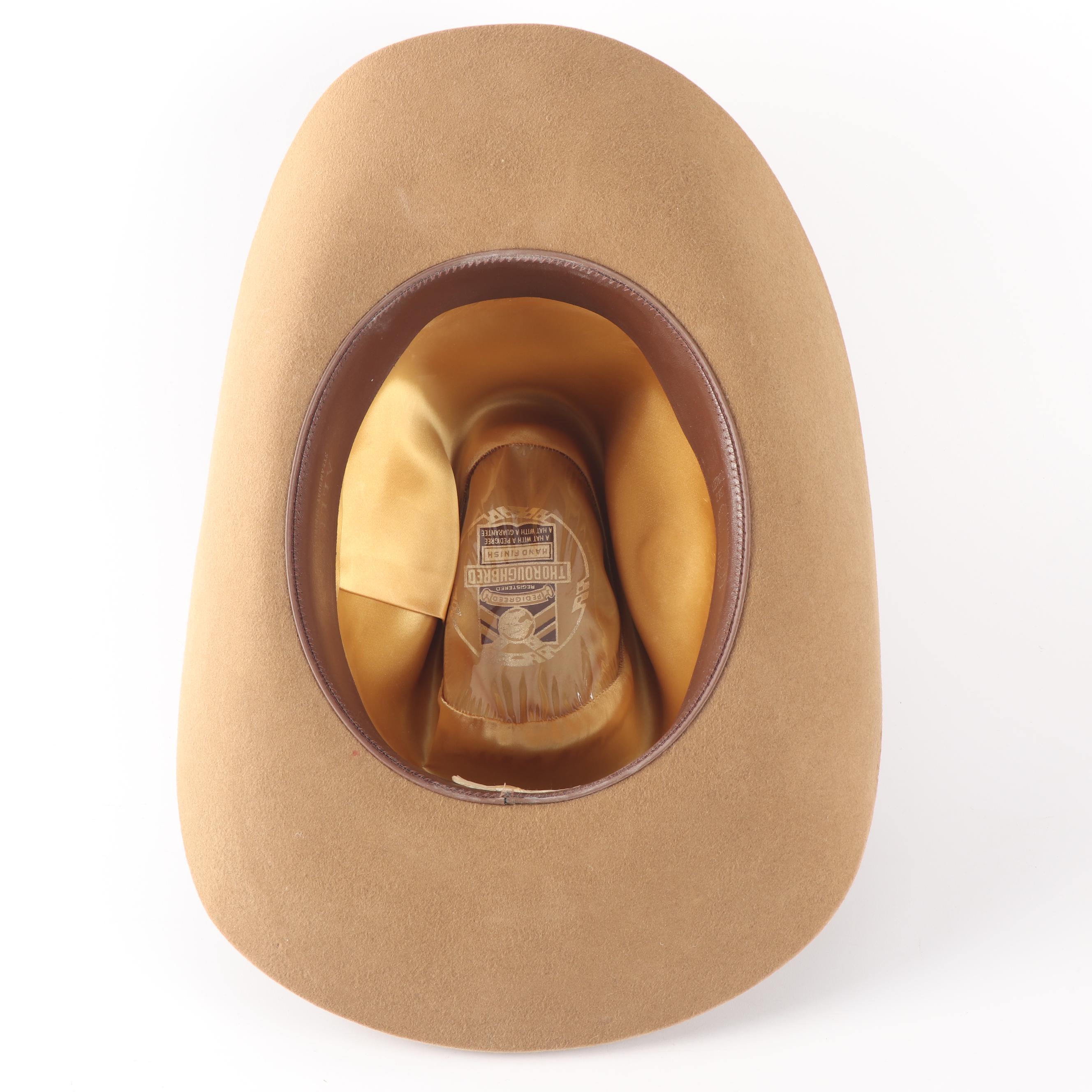 Men's Thoroughbred 10X Felted and Bradford 5X Beaver Felted Cowboy Hats