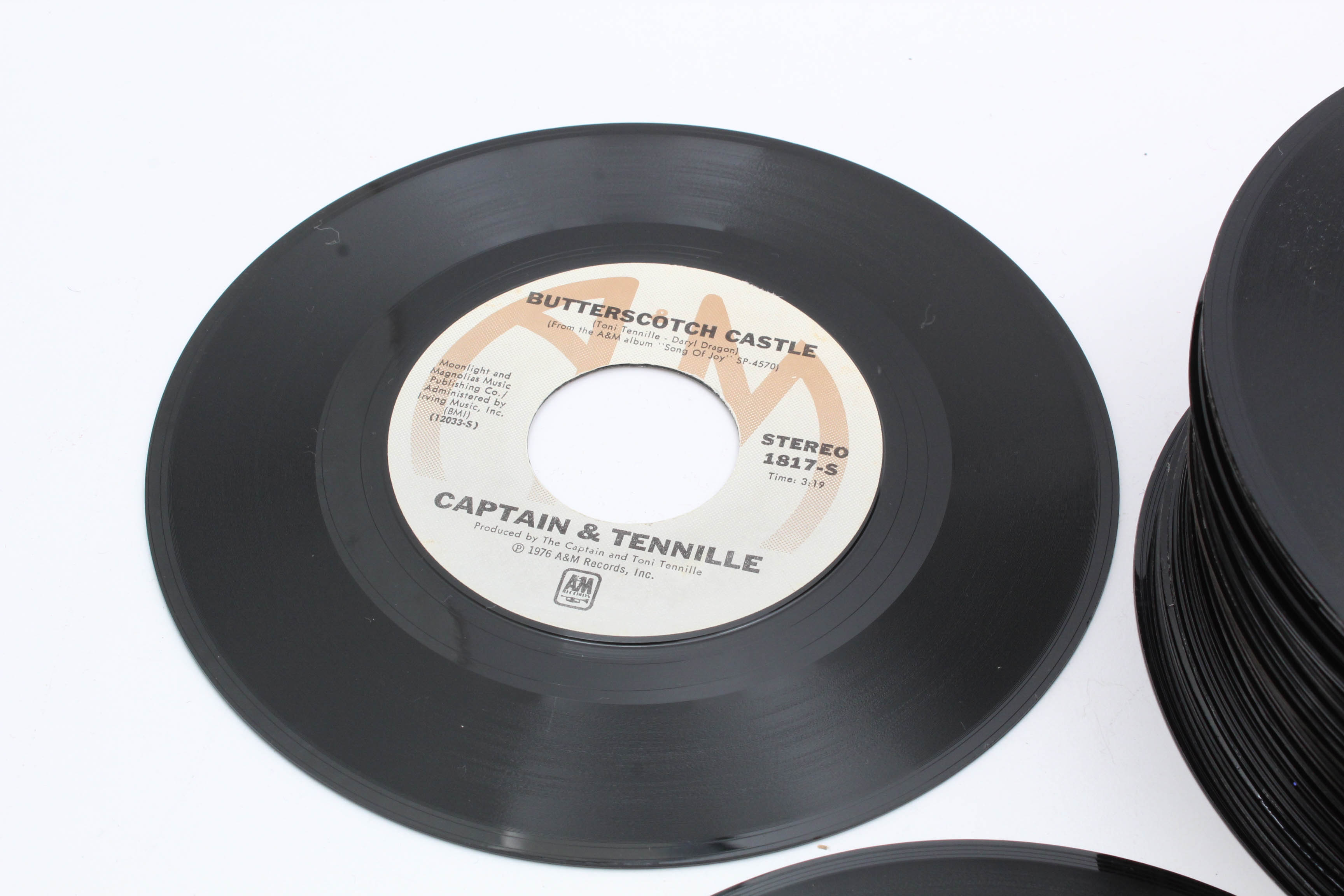 Vintage 45 RPM Vinyl Records Featuring KC & the Sunshine Band