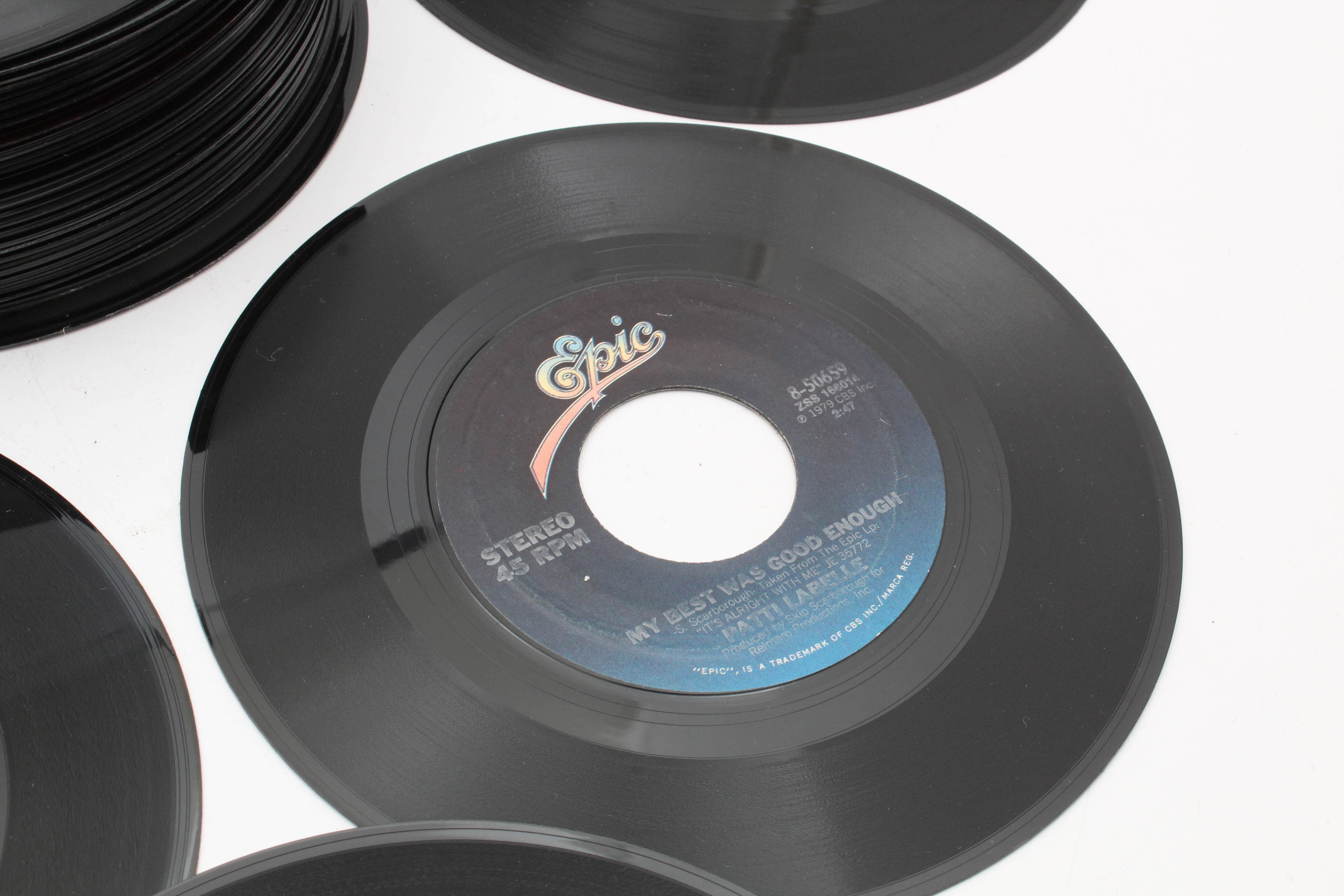 Vintage 45 RPM Vinyl Records Featuring KC & the Sunshine Band