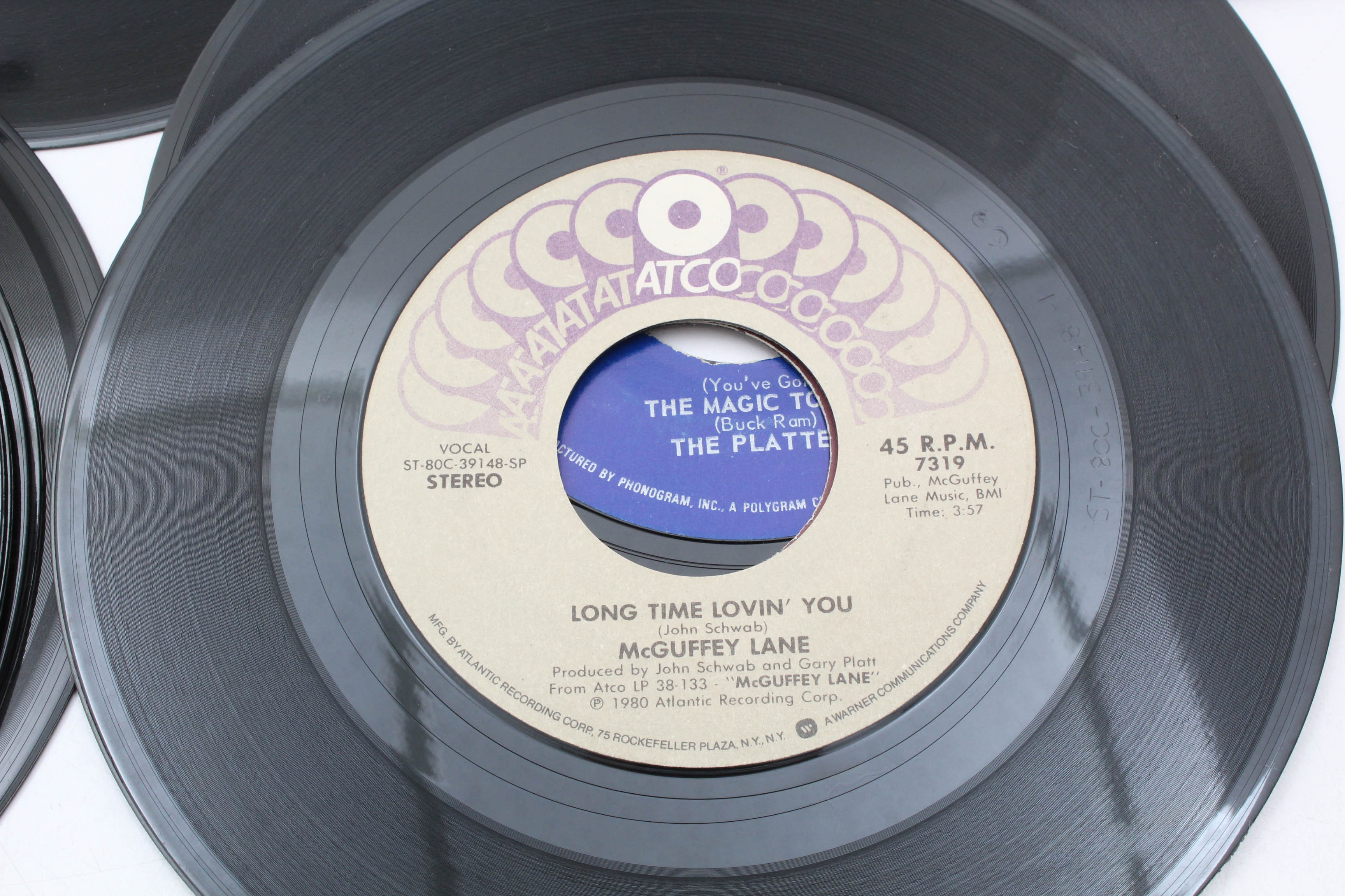 Vintage 45 RPM Vinyl Records Featuring KC & the Sunshine Band