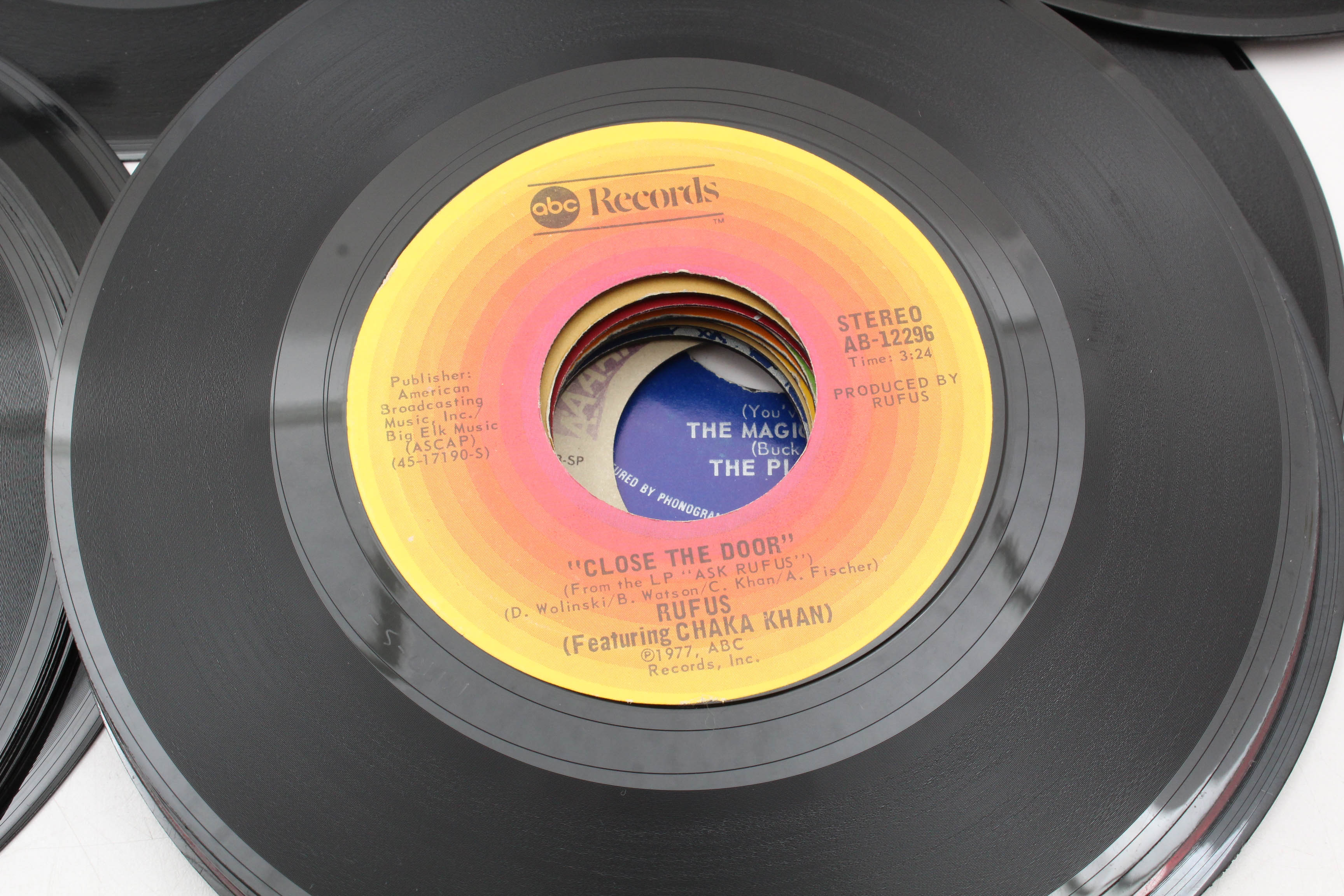 Vintage 45 RPM Vinyl Records Featuring KC & the Sunshine Band