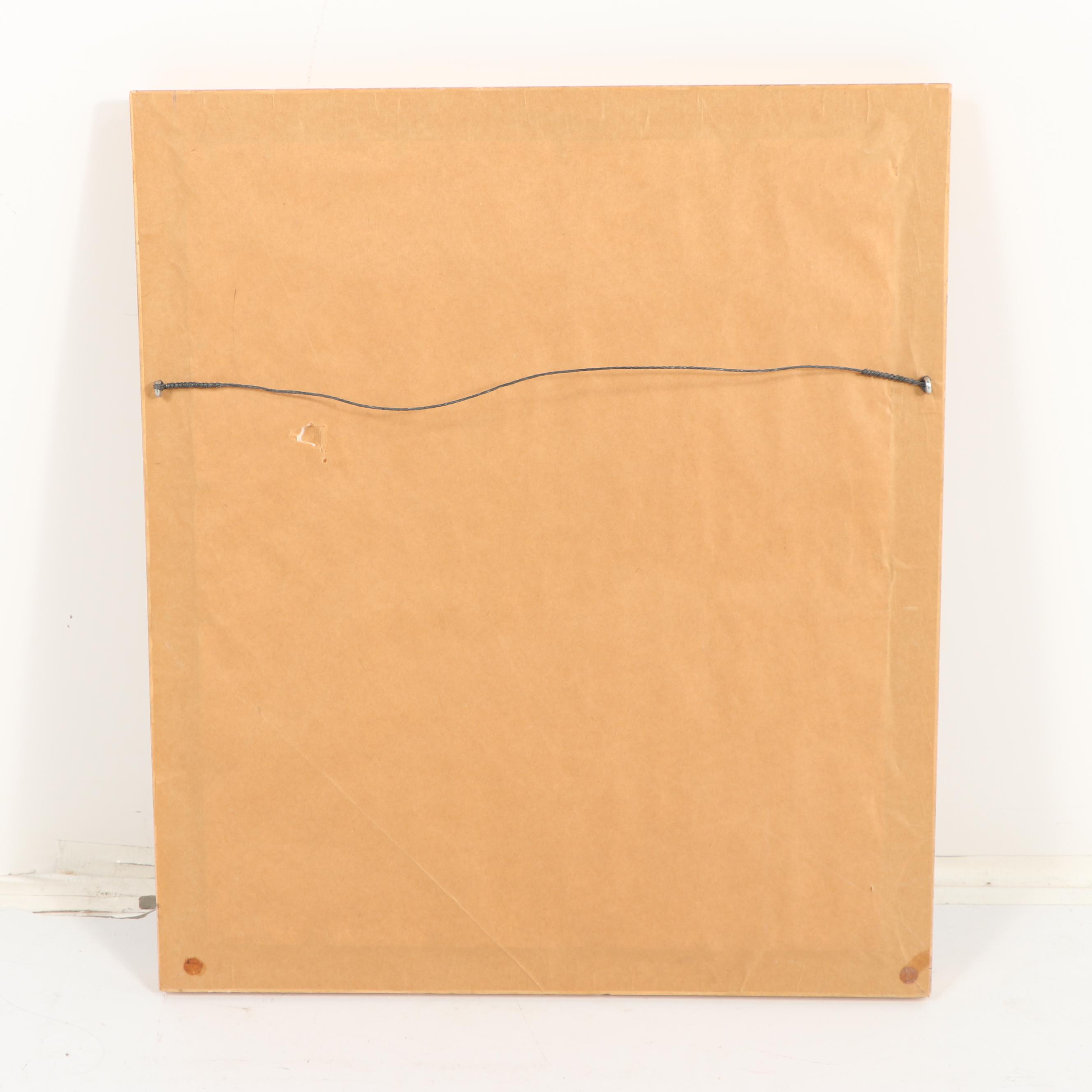 Hand Colored Botanical Etching "Quinquina Rouge"