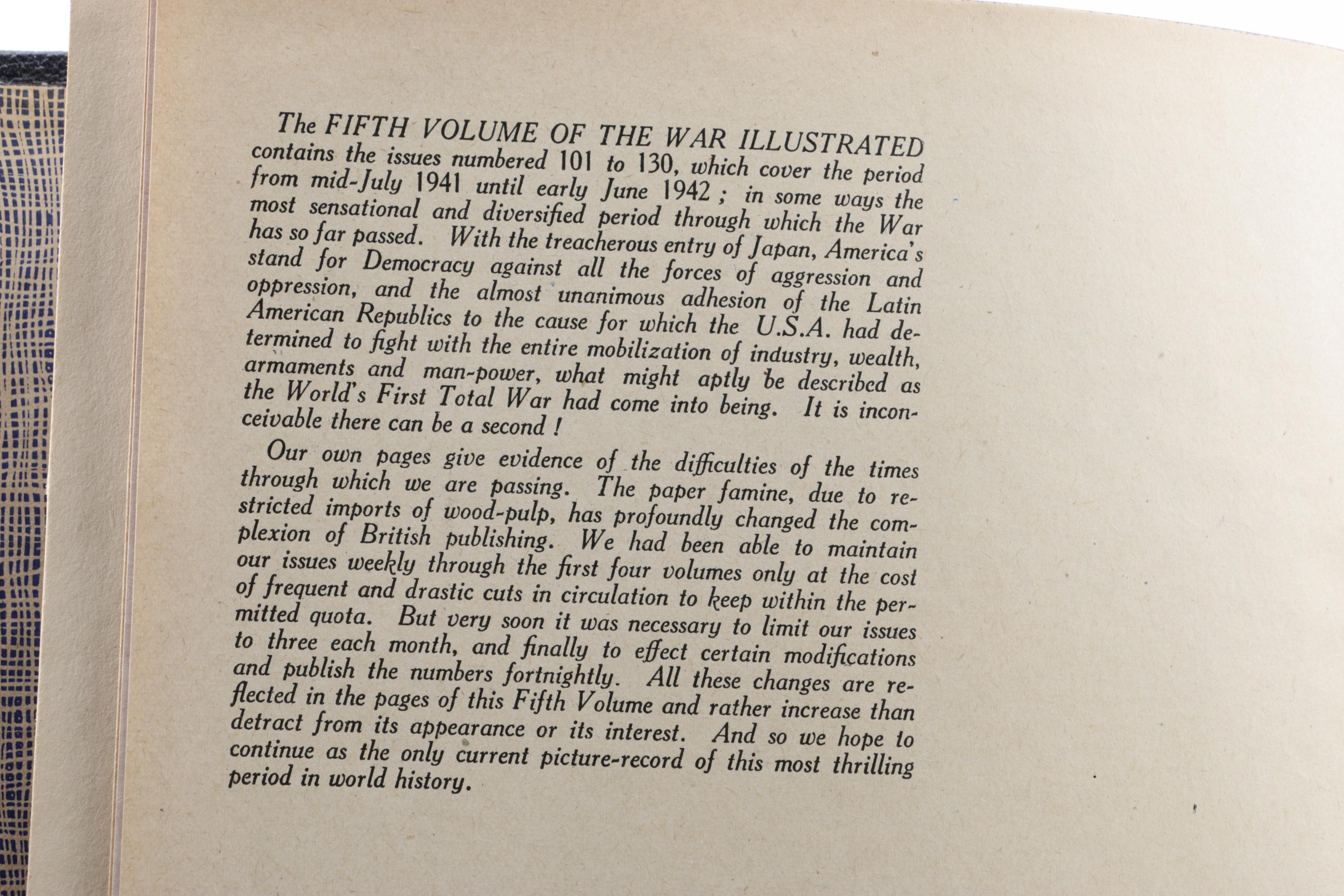 Complete "The War Illustrated" Edited by Sir John Hammerton in Ten Volumes