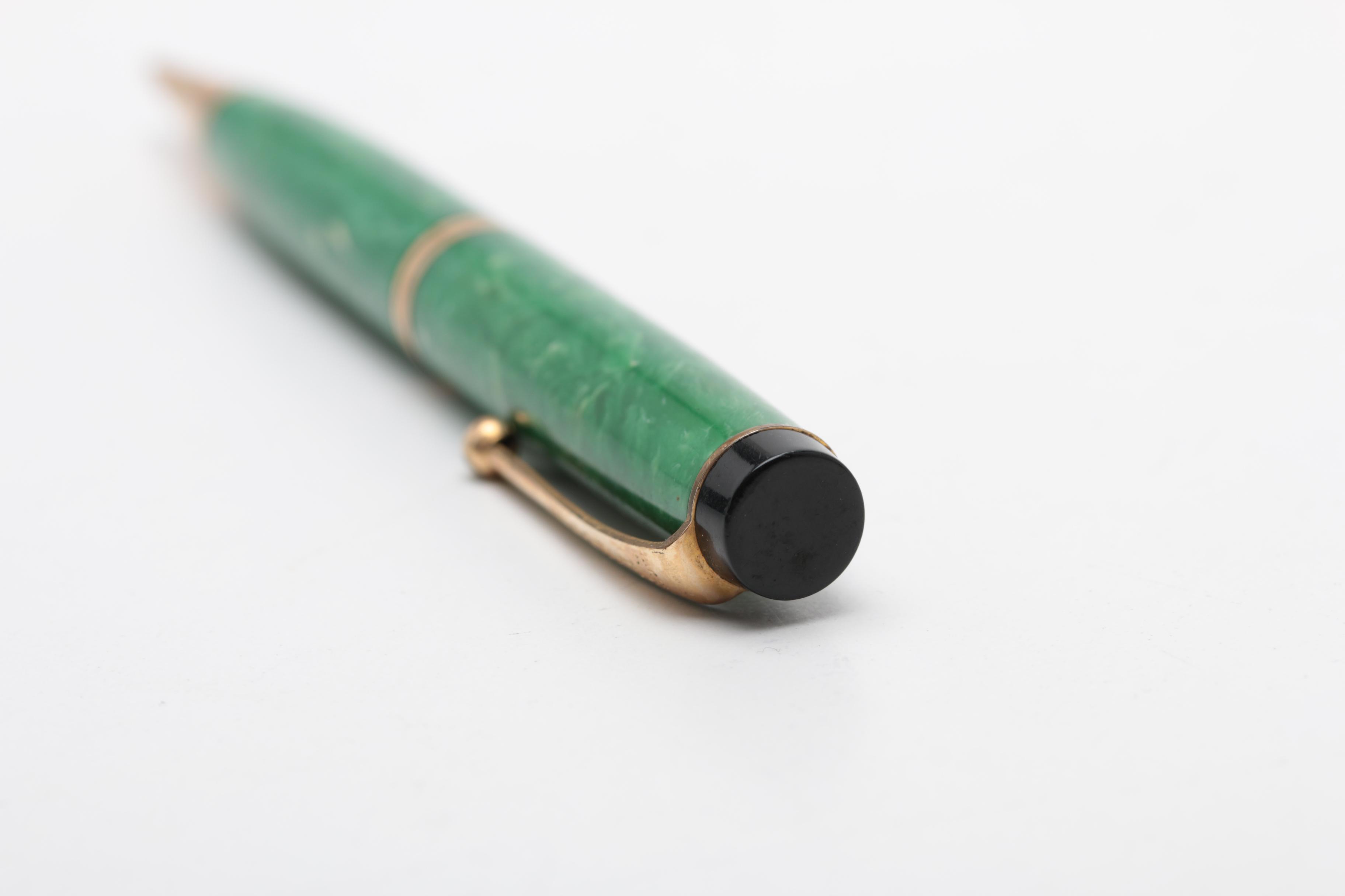 Vintage Parker Pens "Lucky Curve" Fountain Pen with Ballpoint Pen