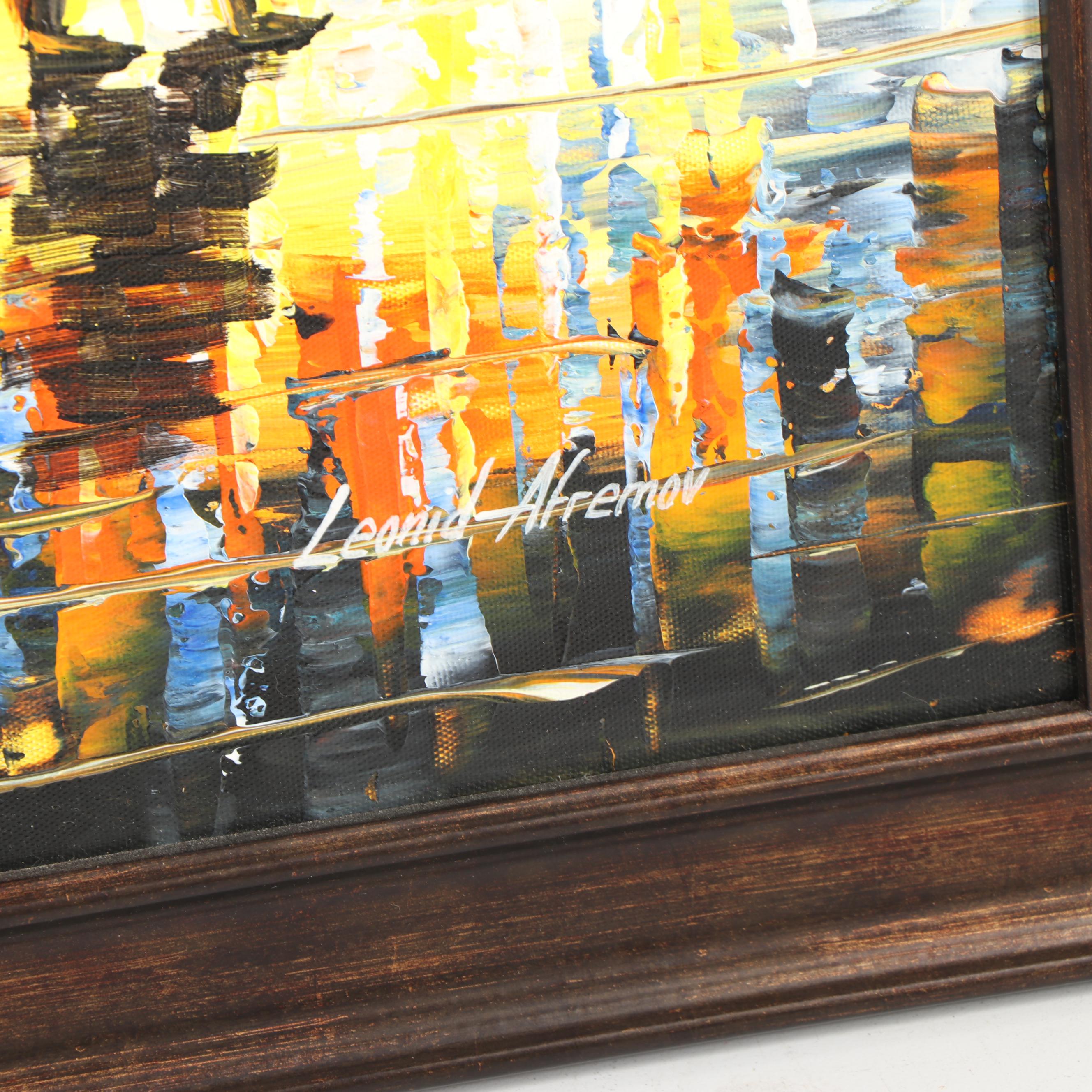 Leonid Afremov Oil Painting "Bewitched Park"