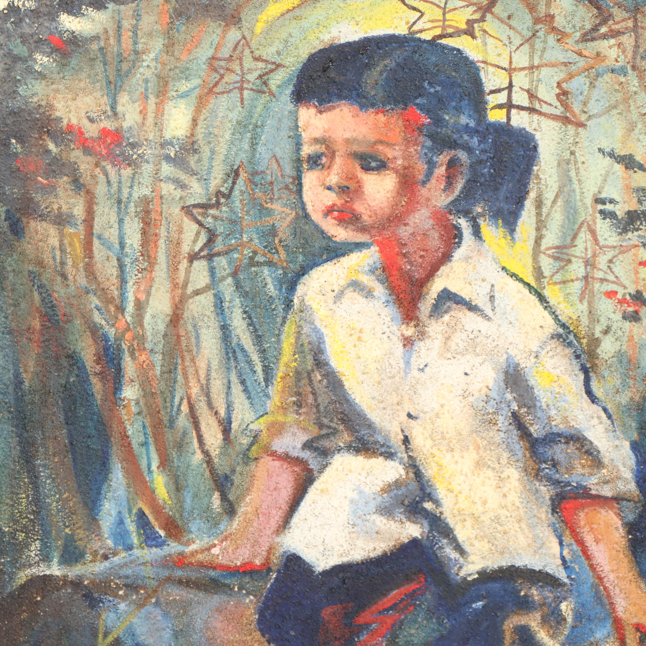 Oil Portrait Painting of a Young Girl