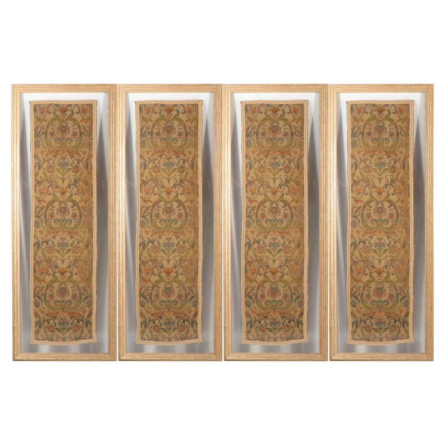 Woven Brocade Textile Panels