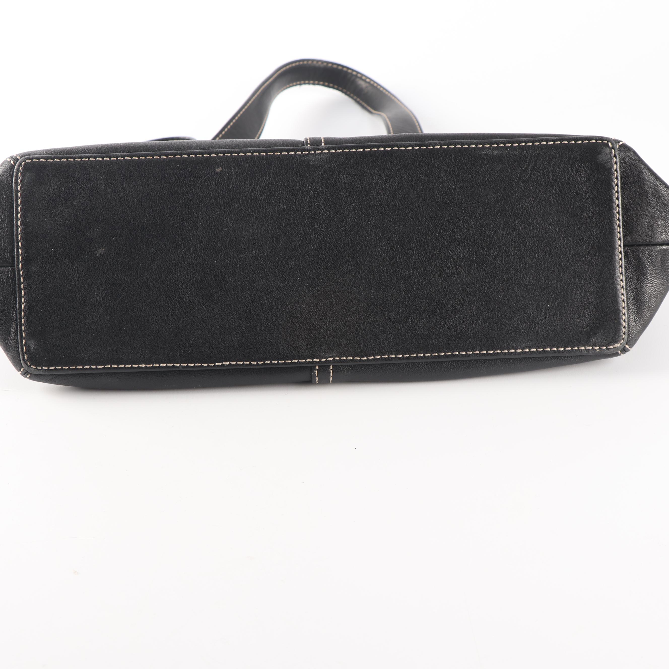 Coach Soho Legacy Black Leather Satchel