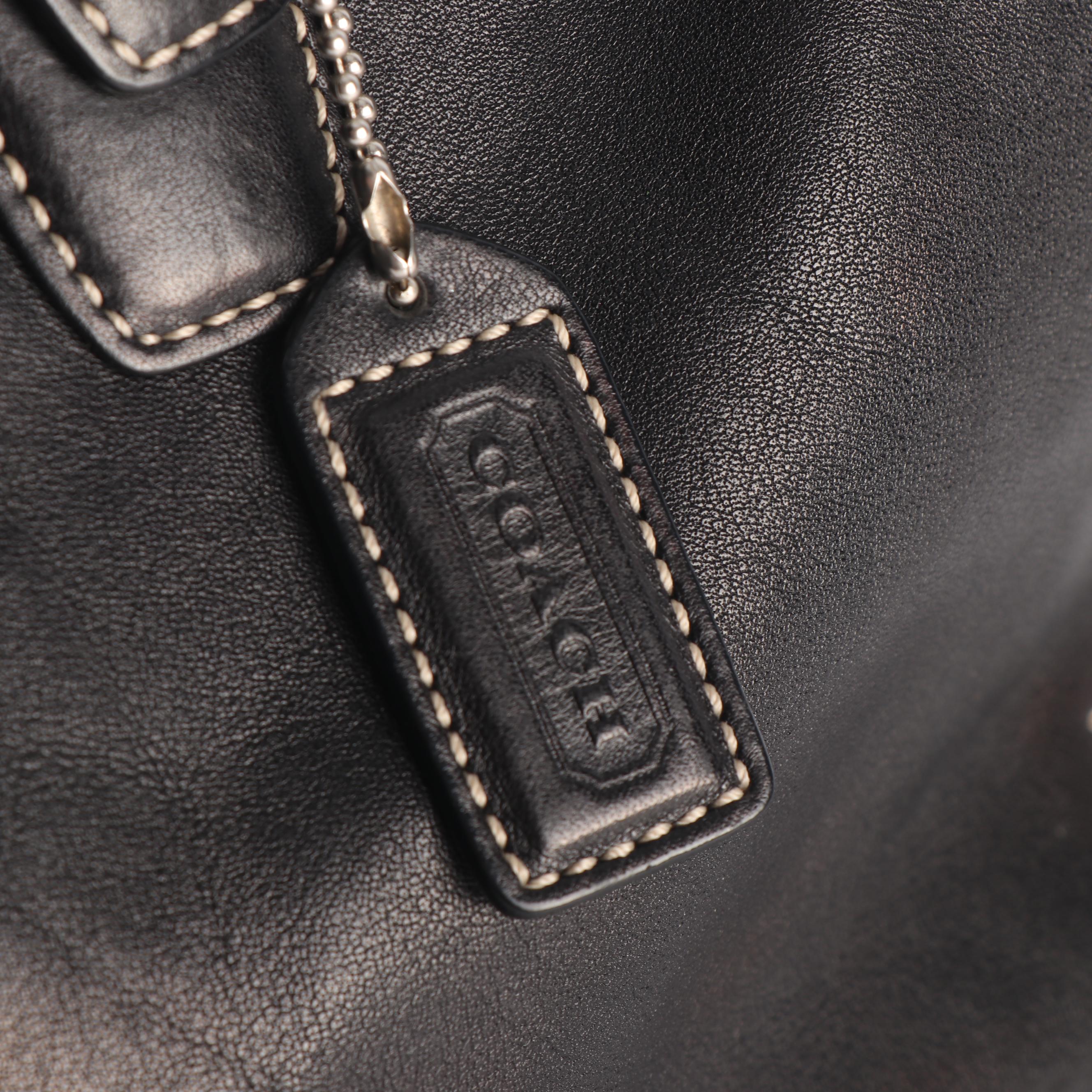 Coach Soho Legacy Black Leather Satchel