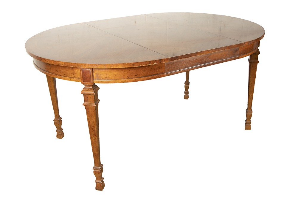 Louis XVI Style Pecan "Francesca" Dining Set by Drexel, 20th Century