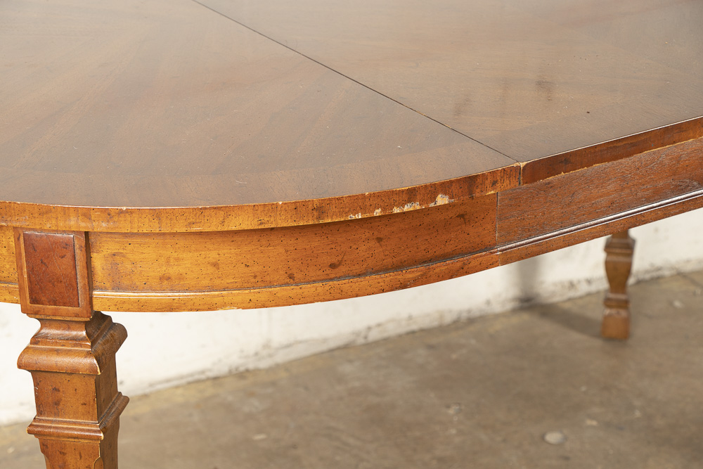 Louis XVI Style Pecan "Francesca" Dining Set by Drexel, 20th Century