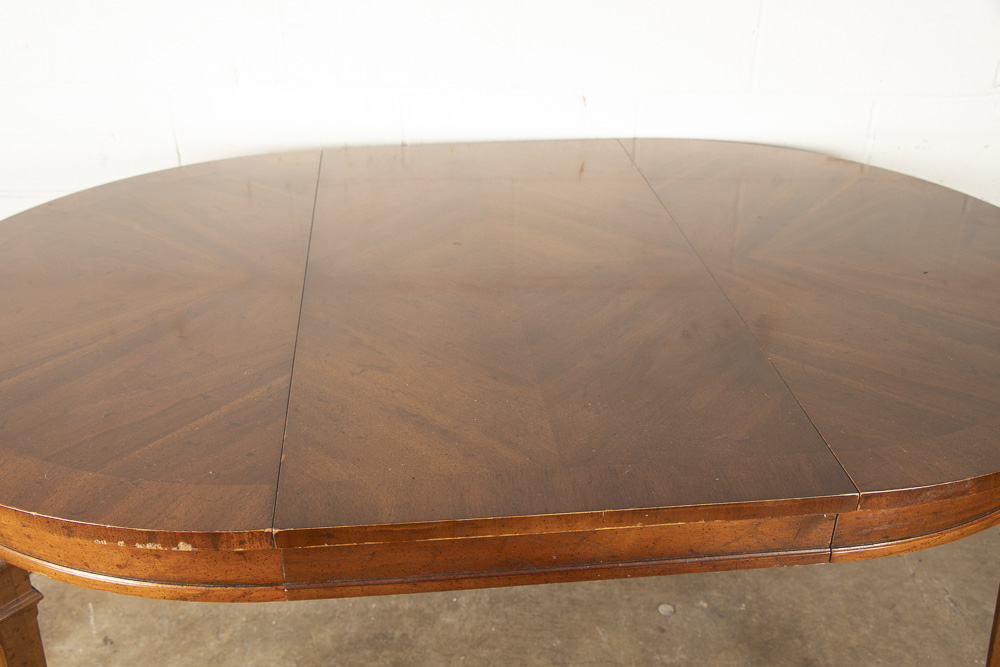 Louis XVI Style Pecan "Francesca" Dining Set by Drexel, 20th Century