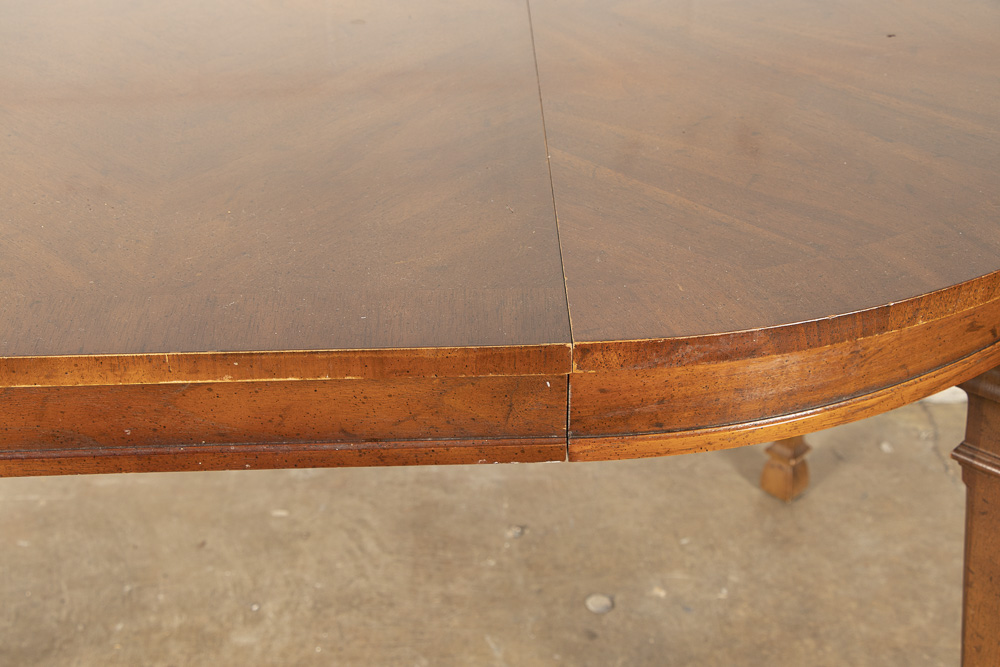 Louis XVI Style Pecan "Francesca" Dining Set by Drexel, 20th Century