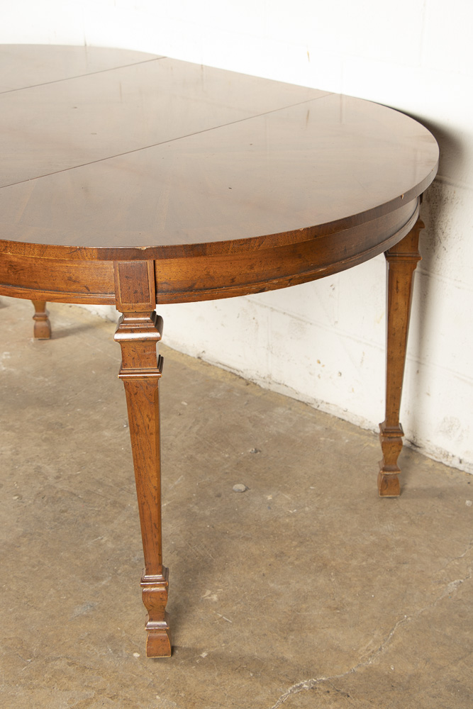 Louis XVI Style Pecan "Francesca" Dining Set by Drexel, 20th Century