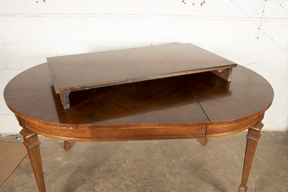 Louis XVI Style Pecan "Francesca" Dining Set by Drexel, 20th Century